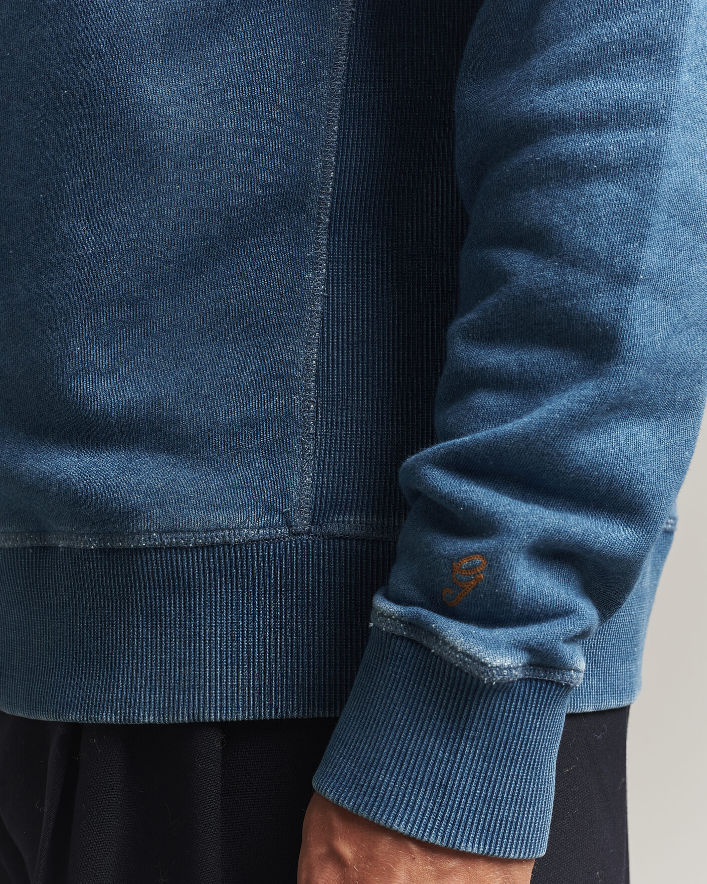 Herren | Pullover | Gant | Vintage Crew Neck Sweatshirt Indigo