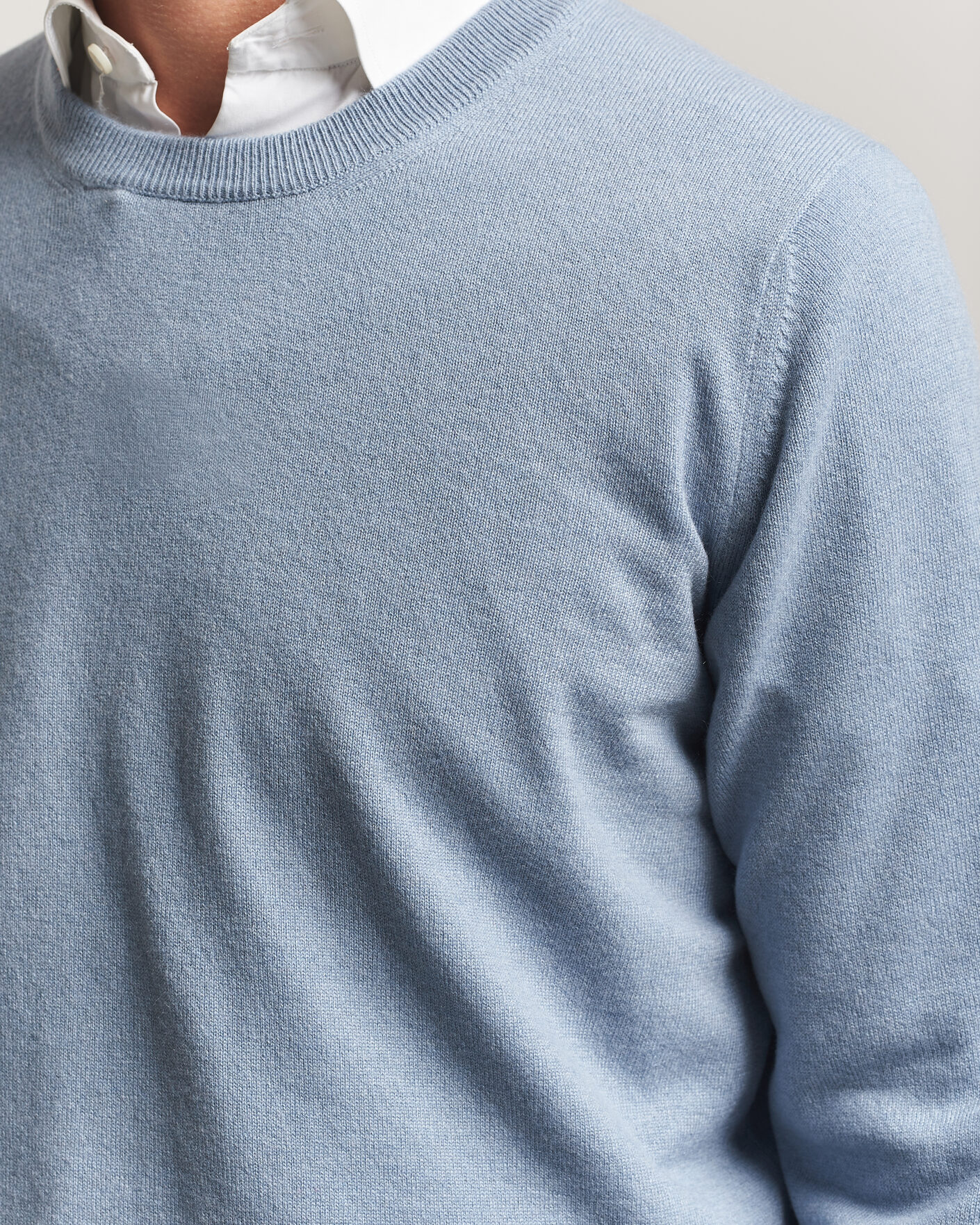 Herren | Pullover | Brunello Cucinelli | 2 Ply Cashmere Pullover Denim Blue