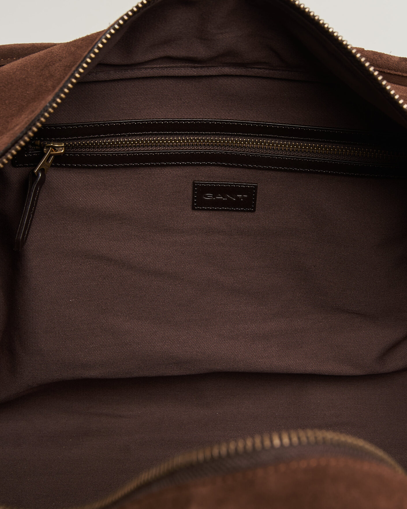 Herren | Taschen | Gant | Suede Duffle Bag Soil Brown