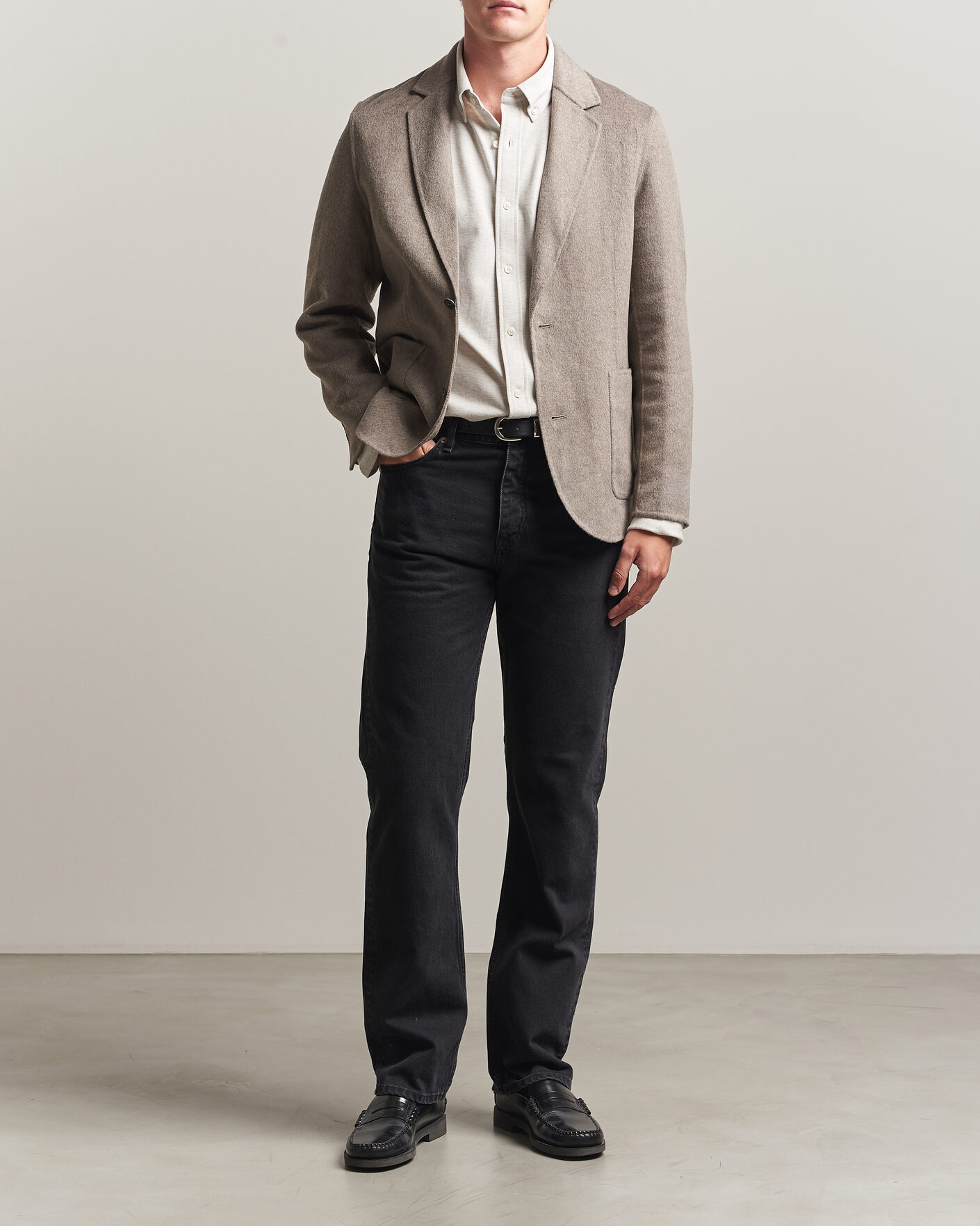 Herren | Sakkos | Gant | Handstitched Unlined Blazer Mist Taupe