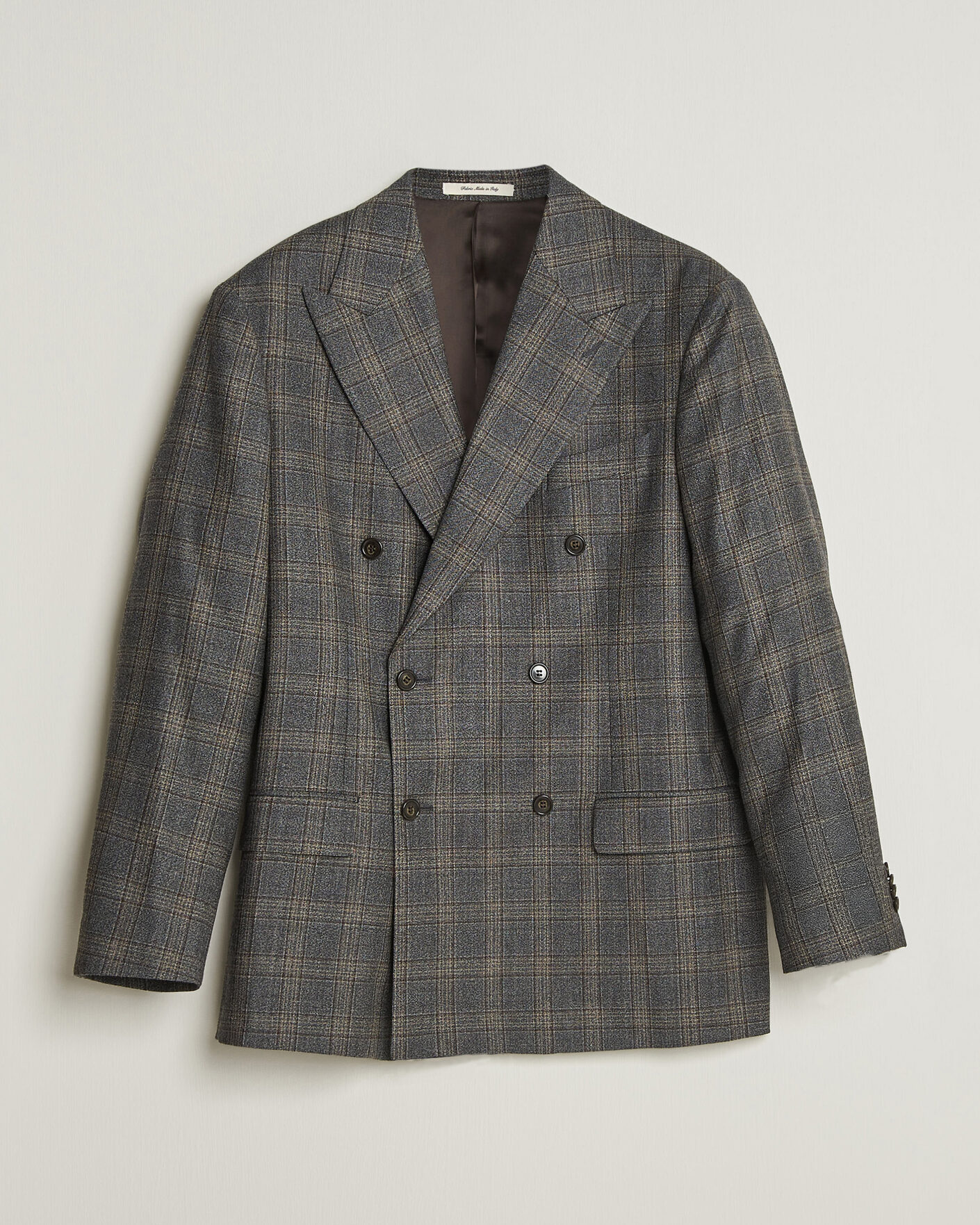 Herren | Sakkos | Gant | Wool Glencheck Double Breasted Blazer Ceramic Grey