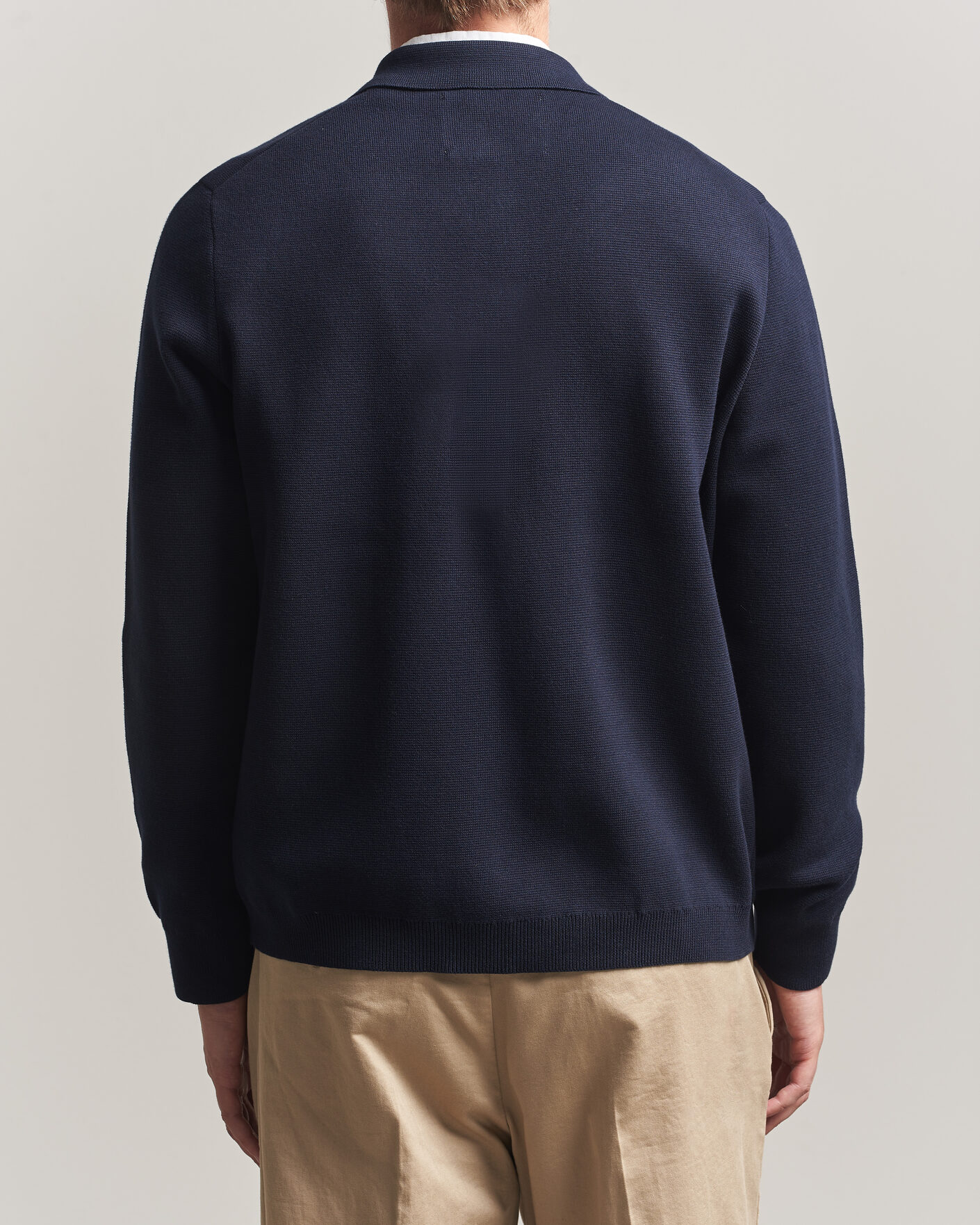 Herren | Pullover | Gant | Milano Knitted Cardigan Evening Blue