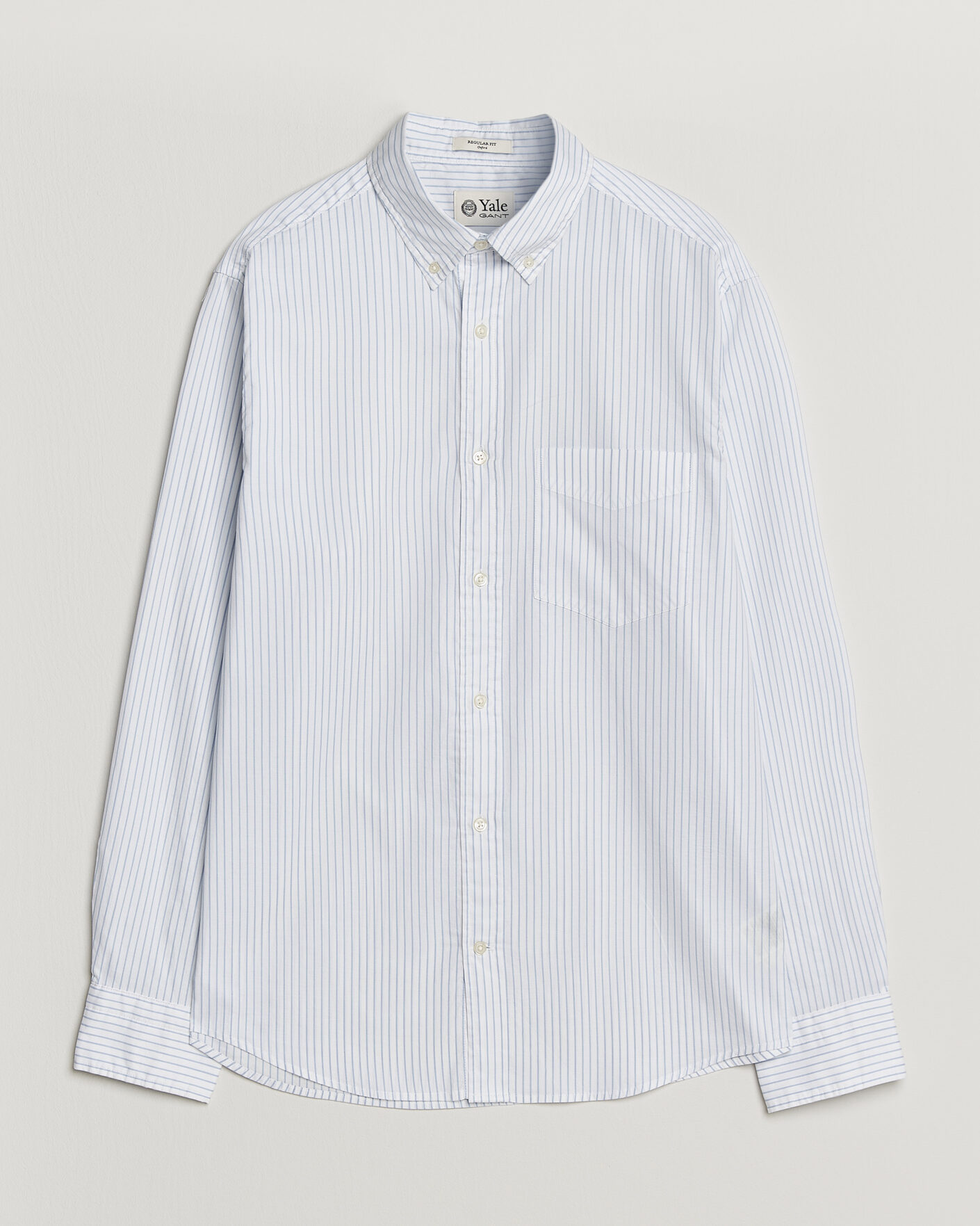 Herren | Hemden | Gant | YALE Regular Fit Striped Oxford Shirt Light Blue