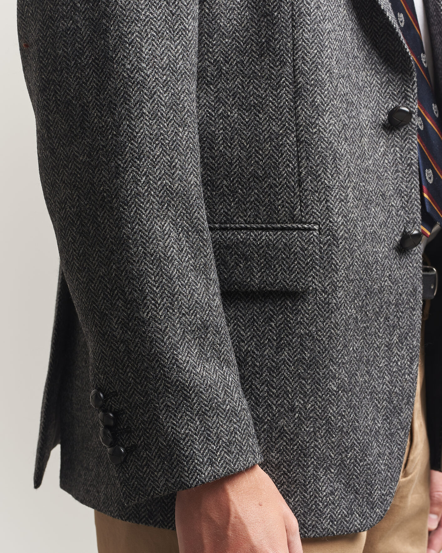 Herren | Sakkos | Gant | YALE Tweed Blazer Black Grey