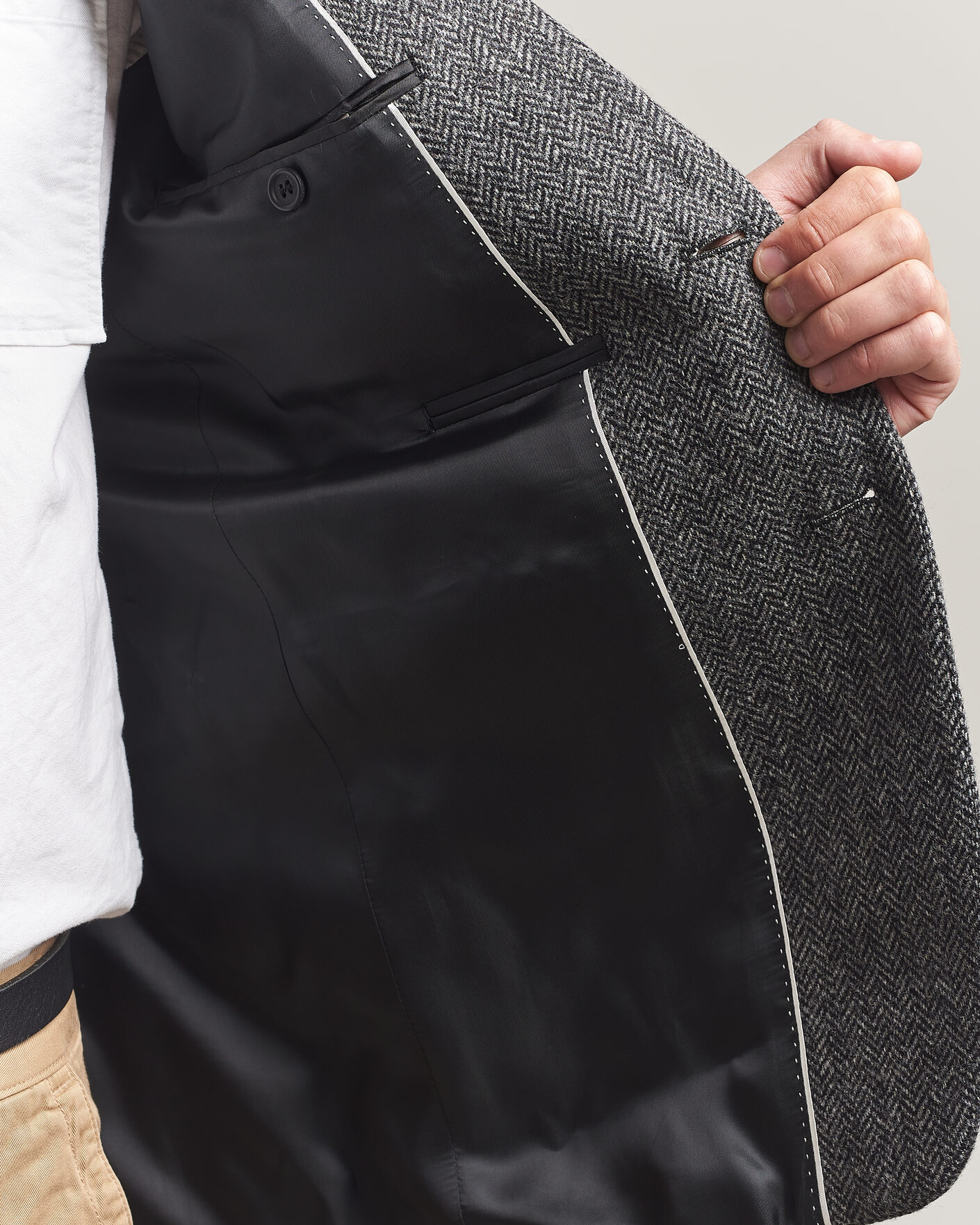 Herren | Sakkos | Gant | YALE Tweed Blazer Black Grey