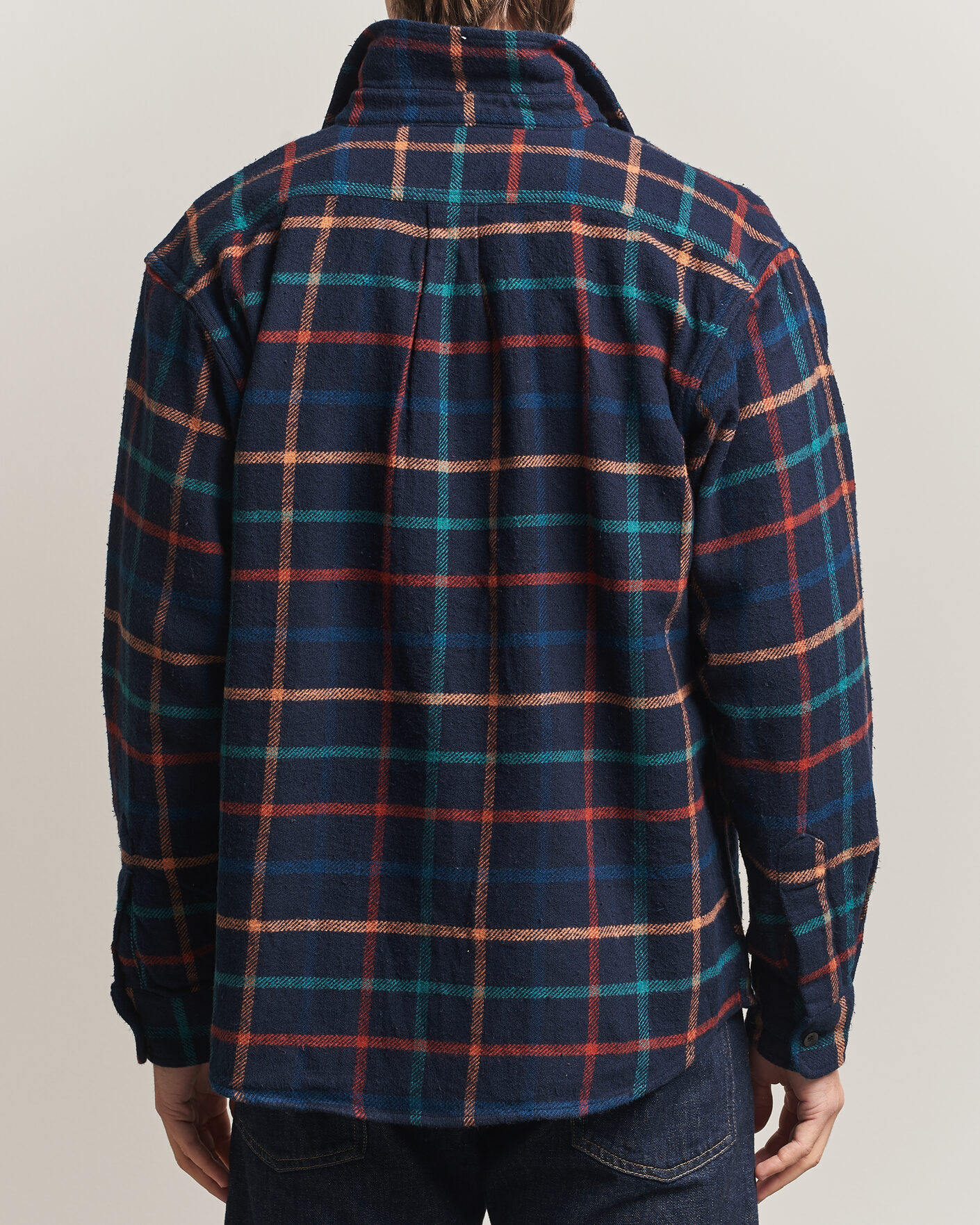Herren | Hemden | Pendleton | Big Pocket Shirt Dark Blue Check