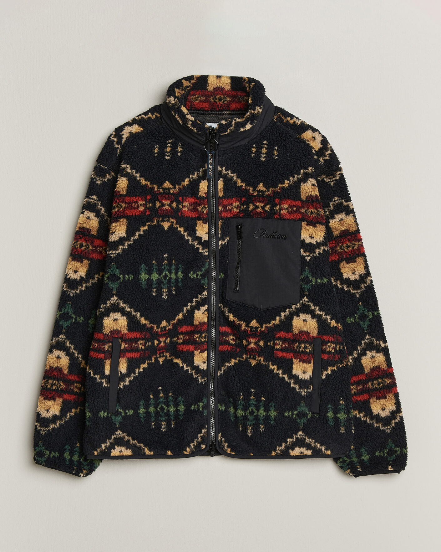 Herren | Pullover | Pendleton | Jacquard Sherpa Fleece Four Corners