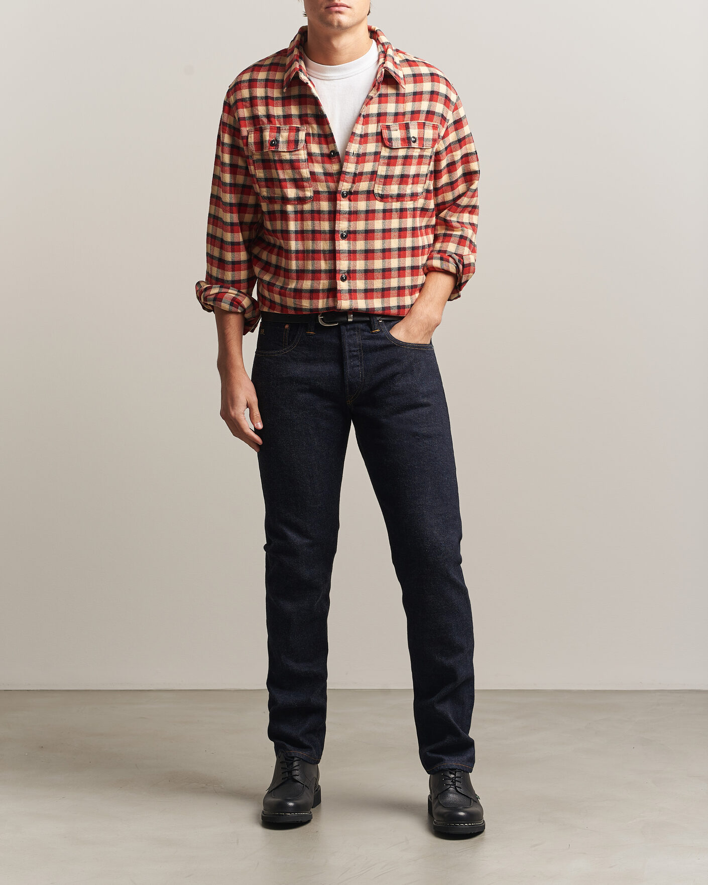 Herren | Jeans | RRL | Slim Fit Selvedge Jeans East/West Rinse