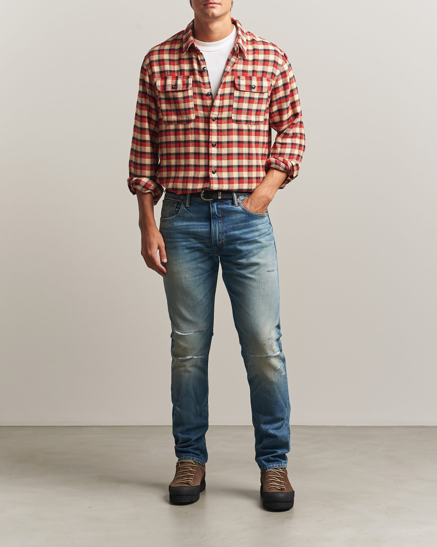 Herren | Jeans | RRL | Slim Fit Selvedge Jeans Clearford Wash