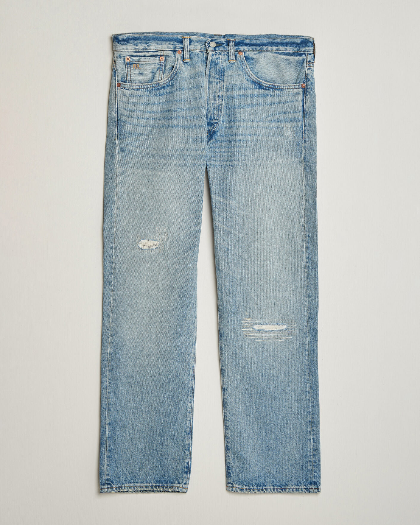 Herren | Jeans | RRL | Vintage Fit Distressed Jeans Bridgeview Wash