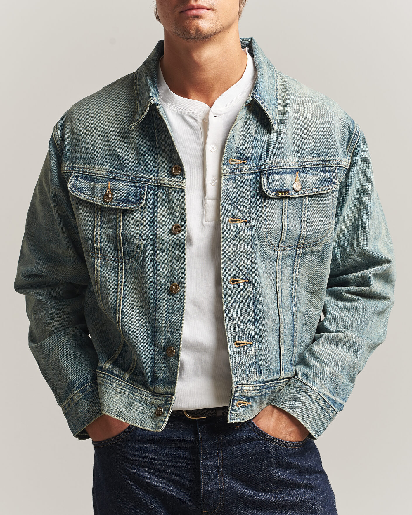 Herren | Jacken | RRL | Lot 271 Denim Jacket Leeland Wash