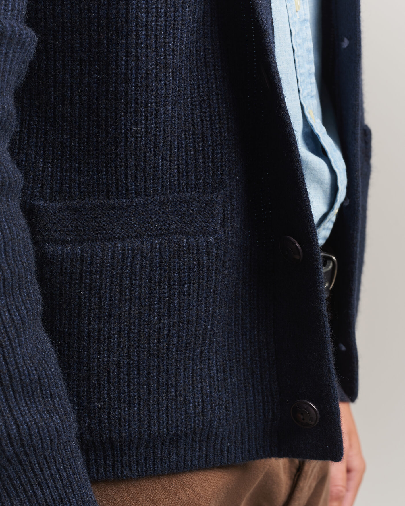 Herren | Pullover | RRL | Cashmere Shawl Collar Cardigan Navy