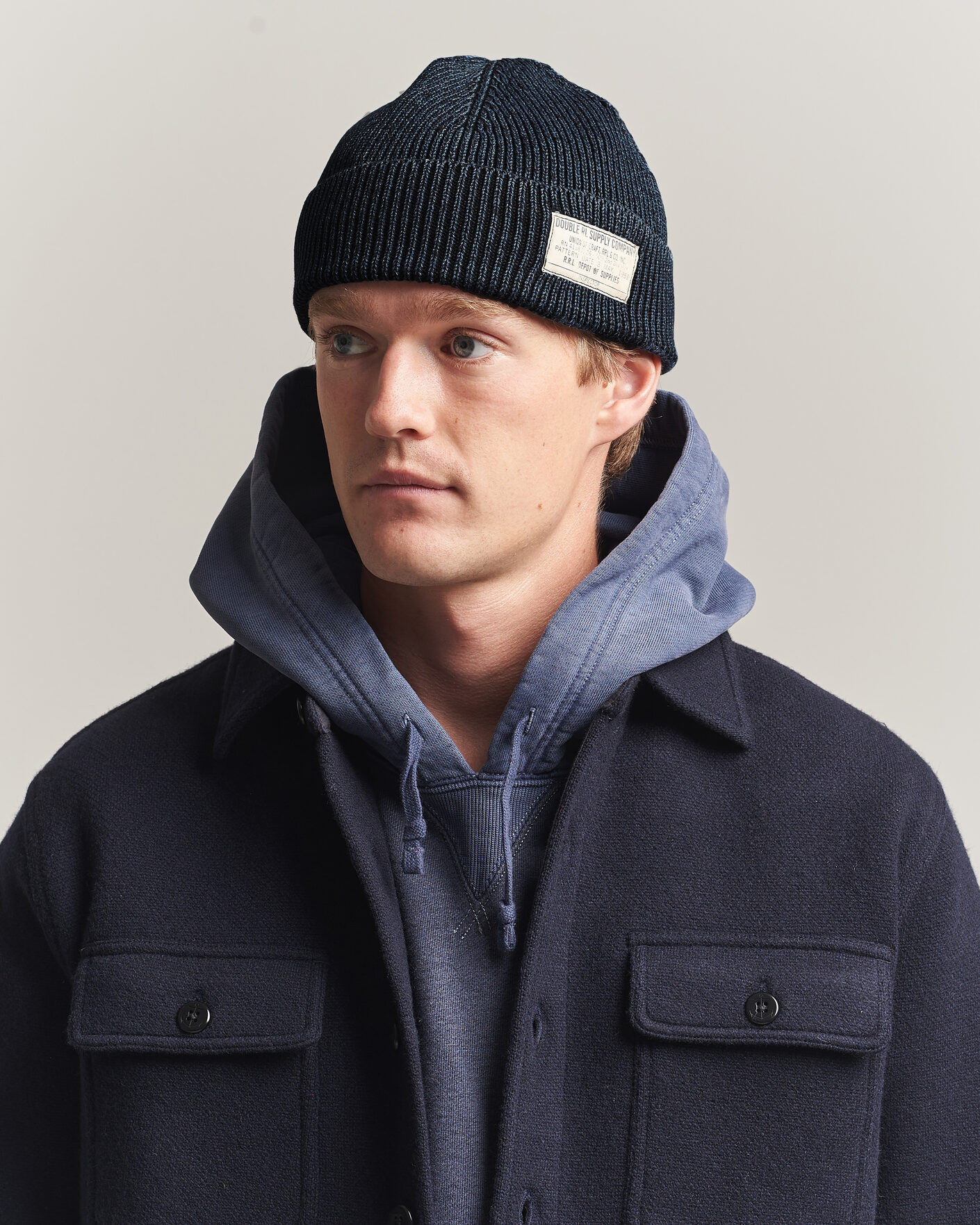 Herren | Mützen | RRL | Watch Cap Midnight Blue