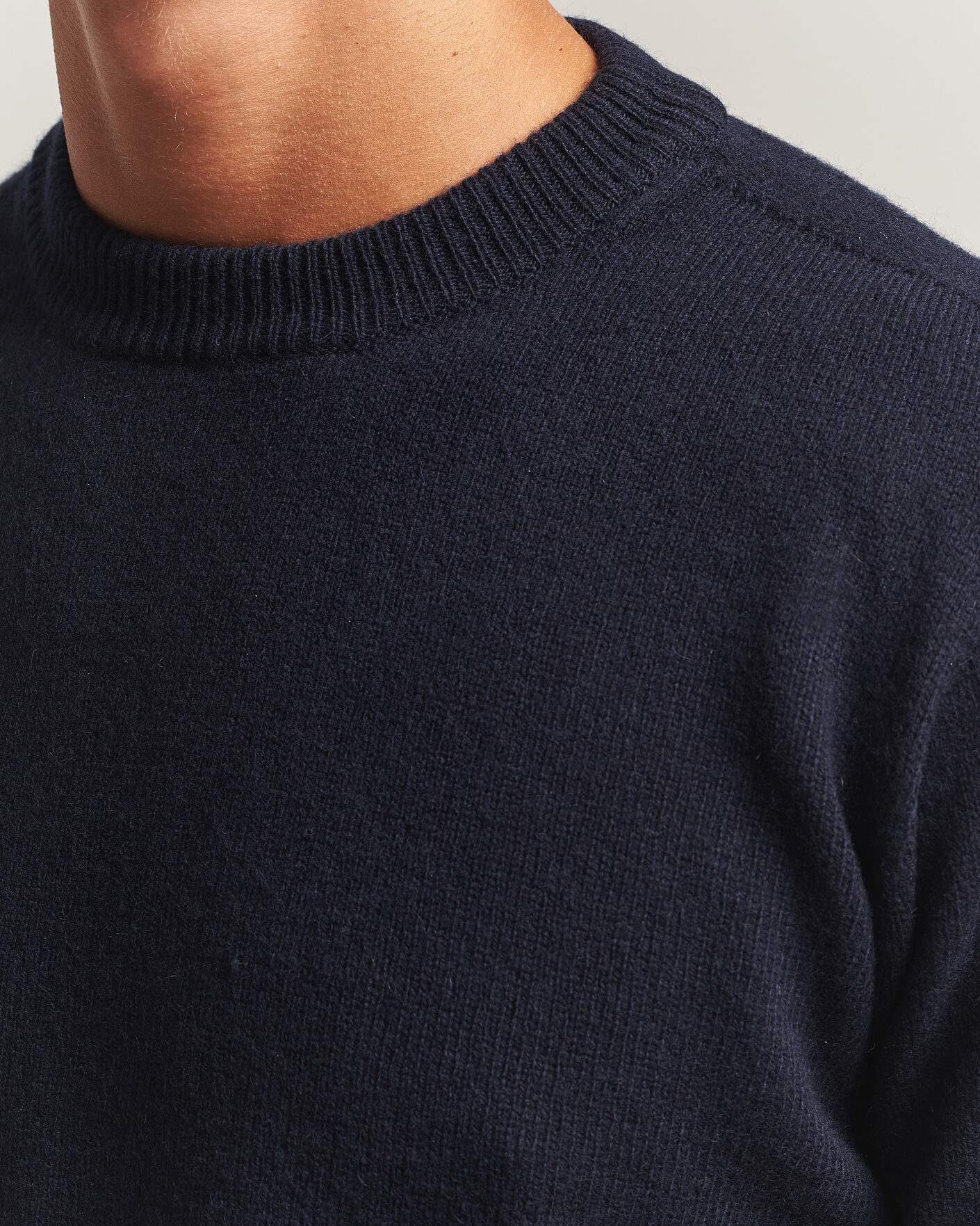Herren | Pullover | Altea | Wool/Cashmere Crew Neck Pullover Navy