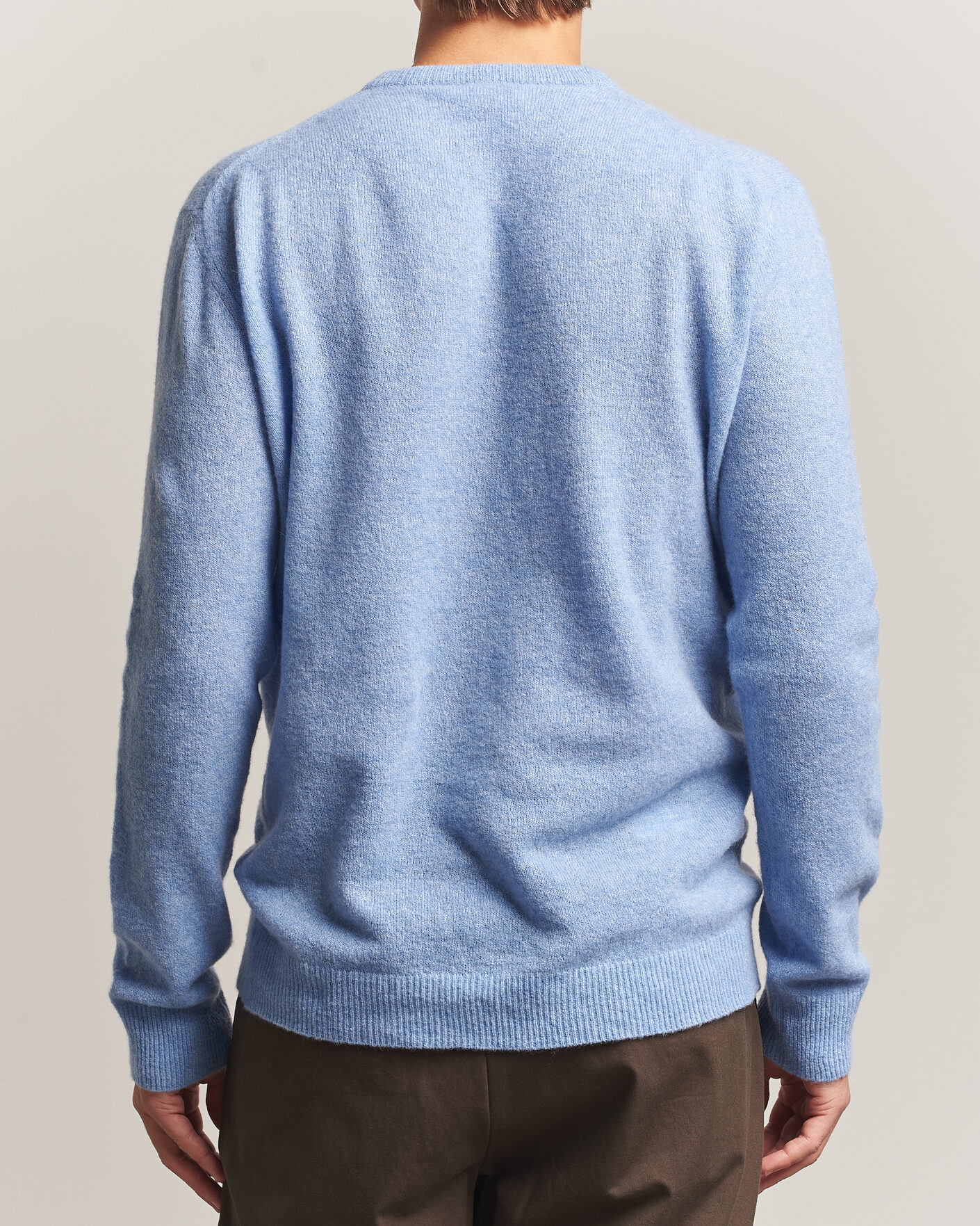 Herren | Pullover | Altea | Cloud Cashmere Blend Sweater Sky Blue