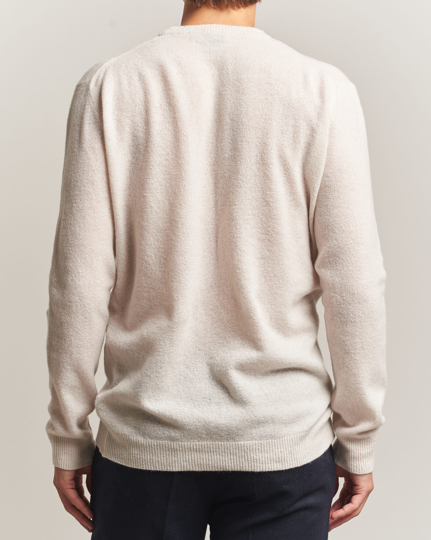 Herren | Pullover | Altea | Cloud Cashmere Blend Sweater Latte