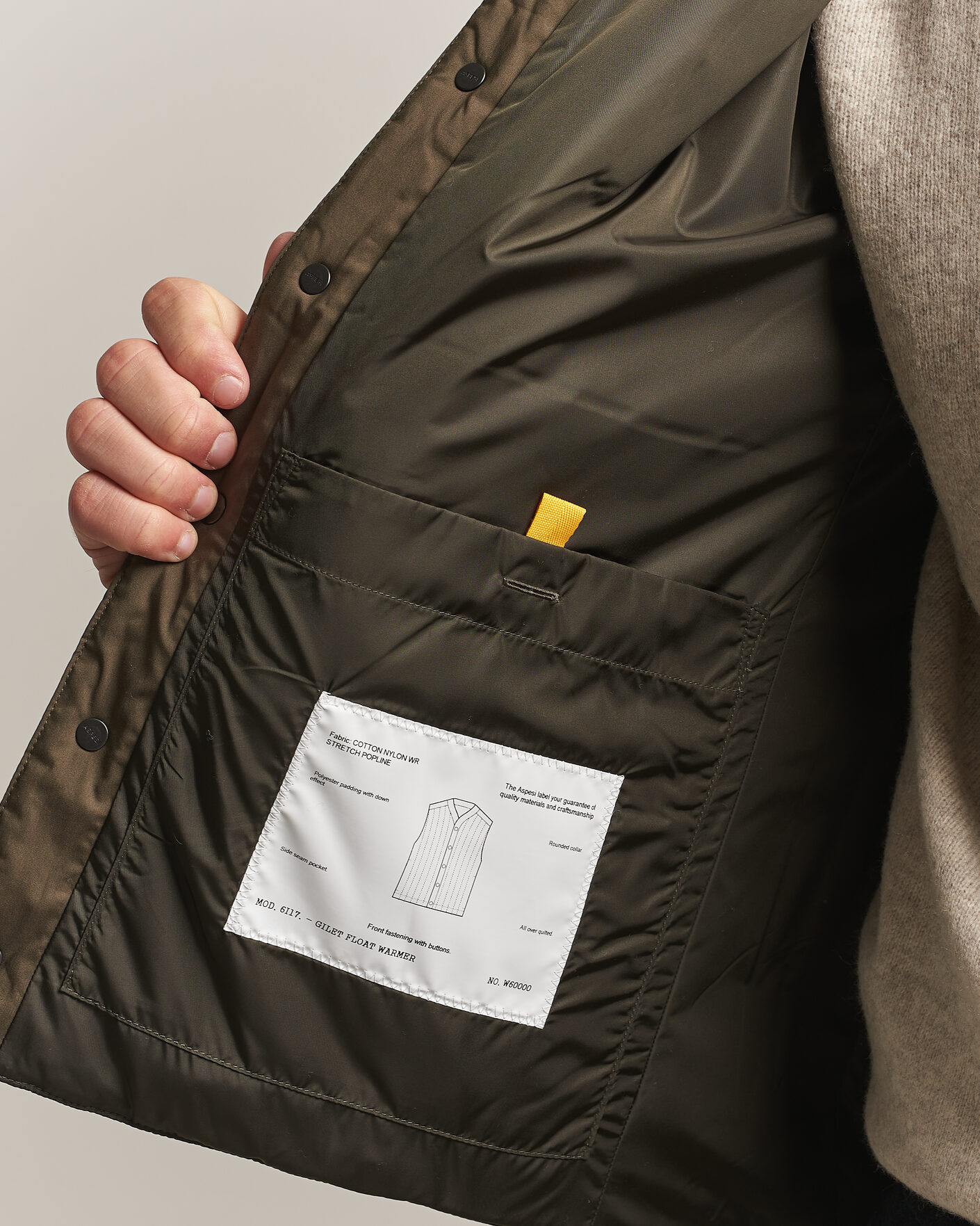Herren | Westen | Aspesi | Quilted Liner Military