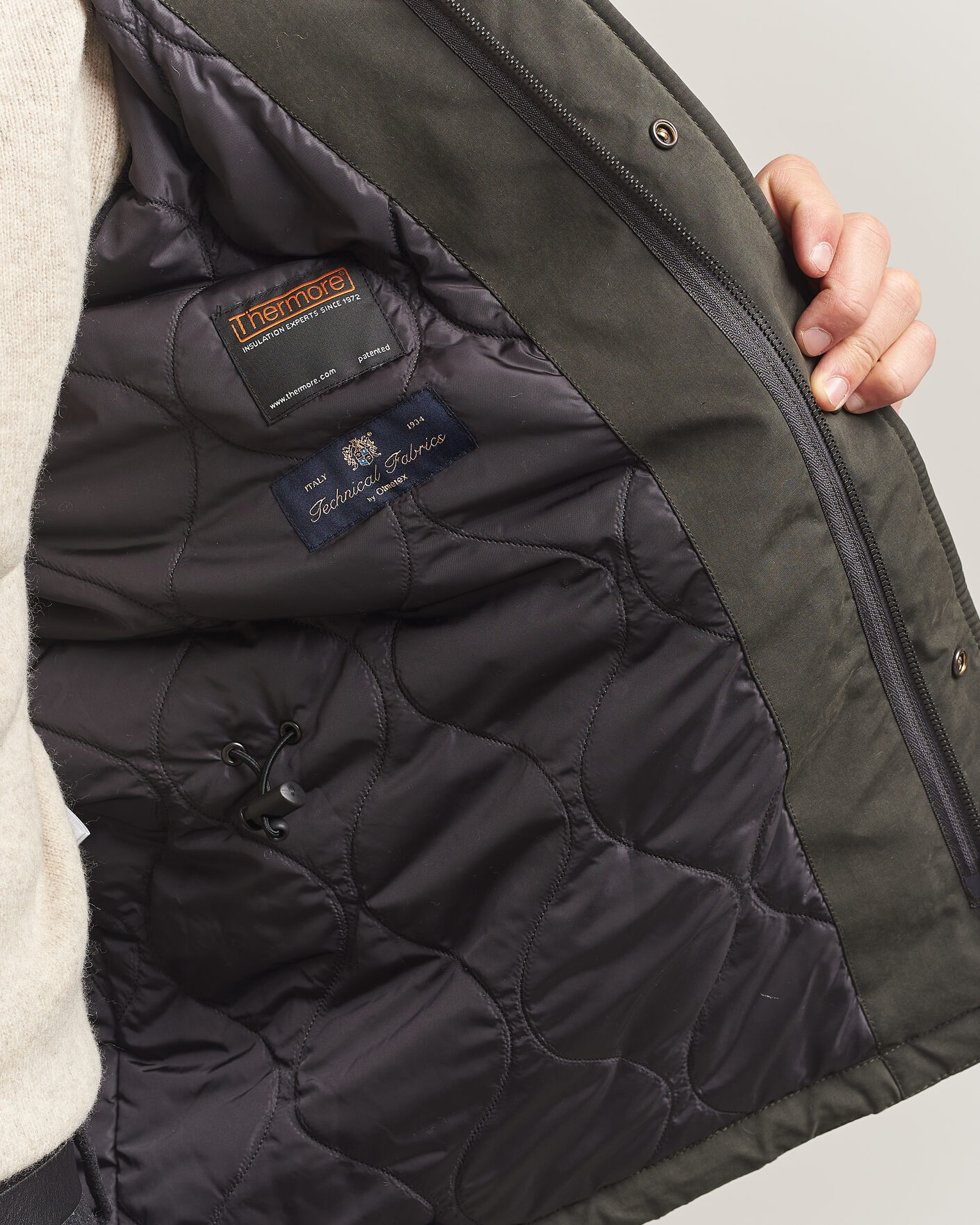 Herren | Jacken | Aspesi | Lined Cotton Field Jacket Grey
