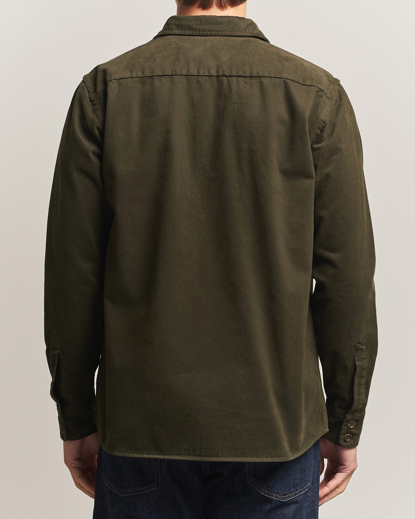 Herren | Hemden | Aspesi | Twill Cotton Overshirt Military