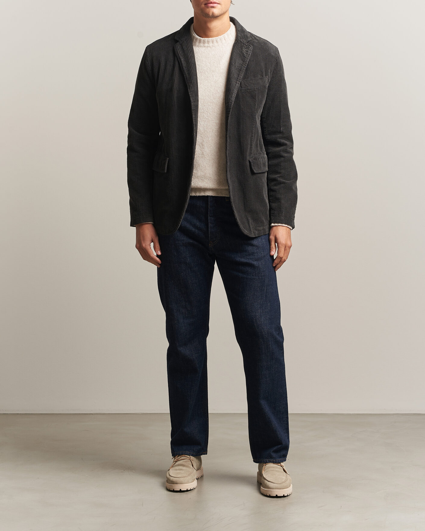 Herren | Sakkos | Aspesi | Corduroy Blazer Dark Brown
