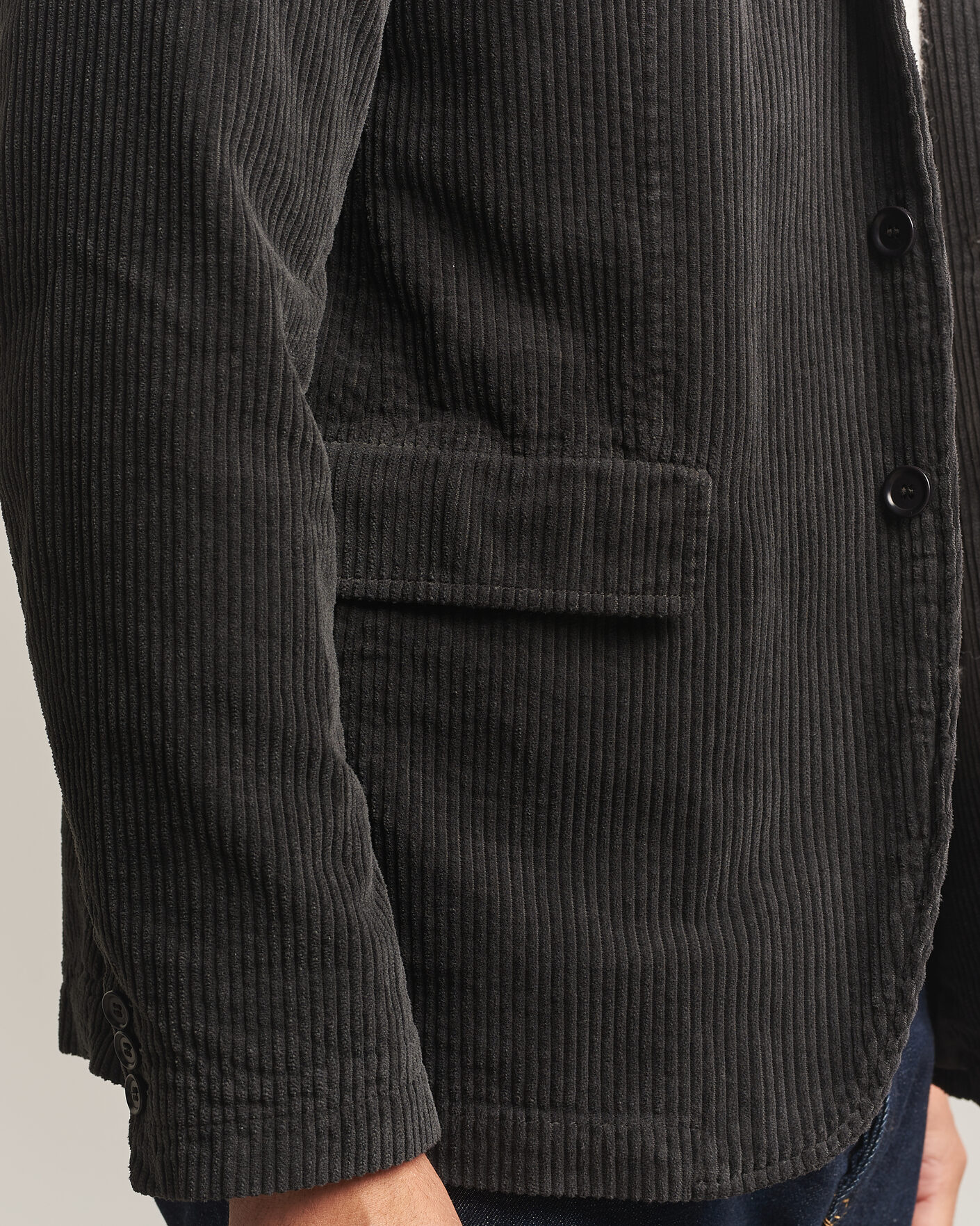 Herren | Sakkos | Aspesi | Corduroy Blazer Dark Brown