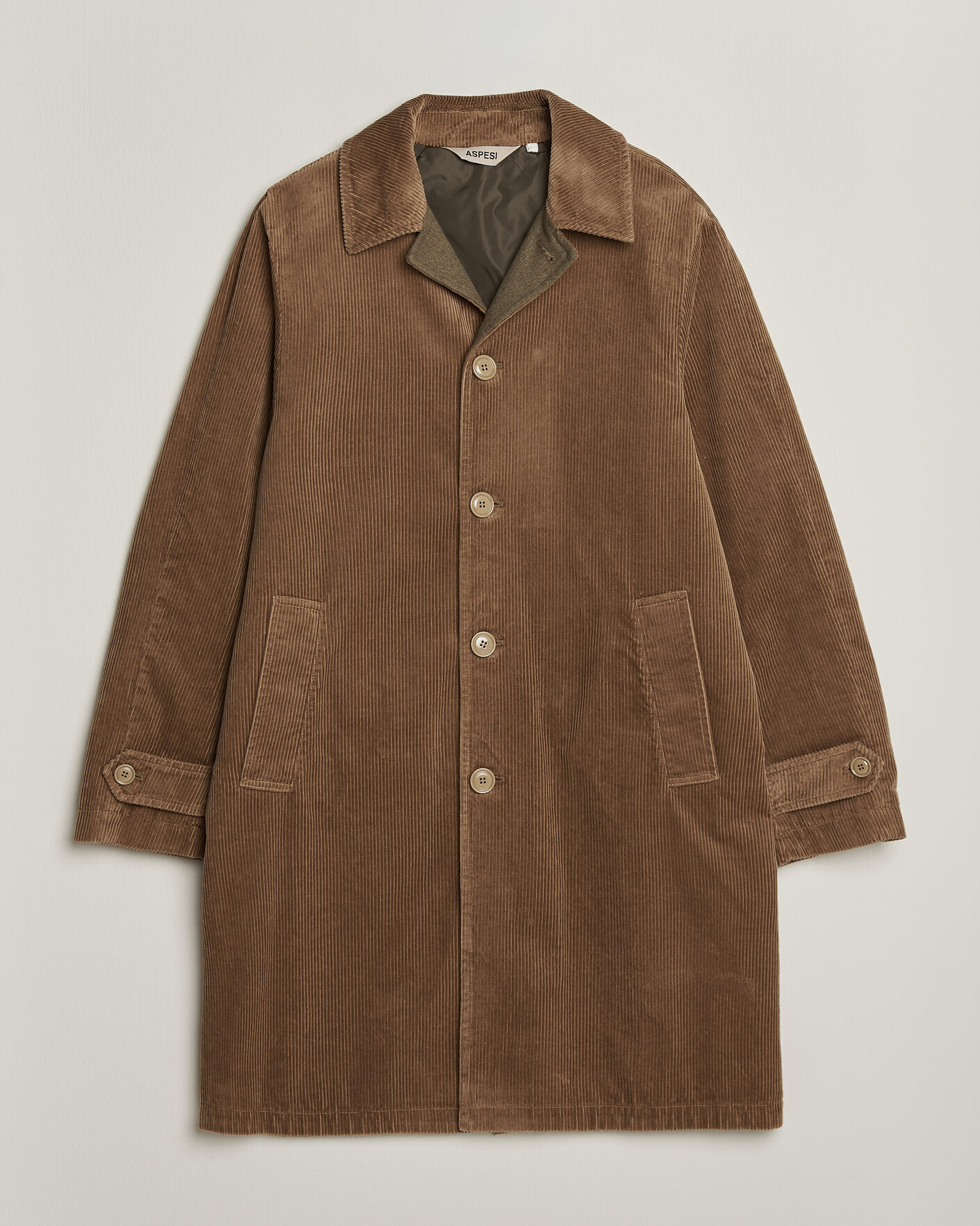Herren | Jacken | Aspesi | Corduroy Raglan Coat Beige