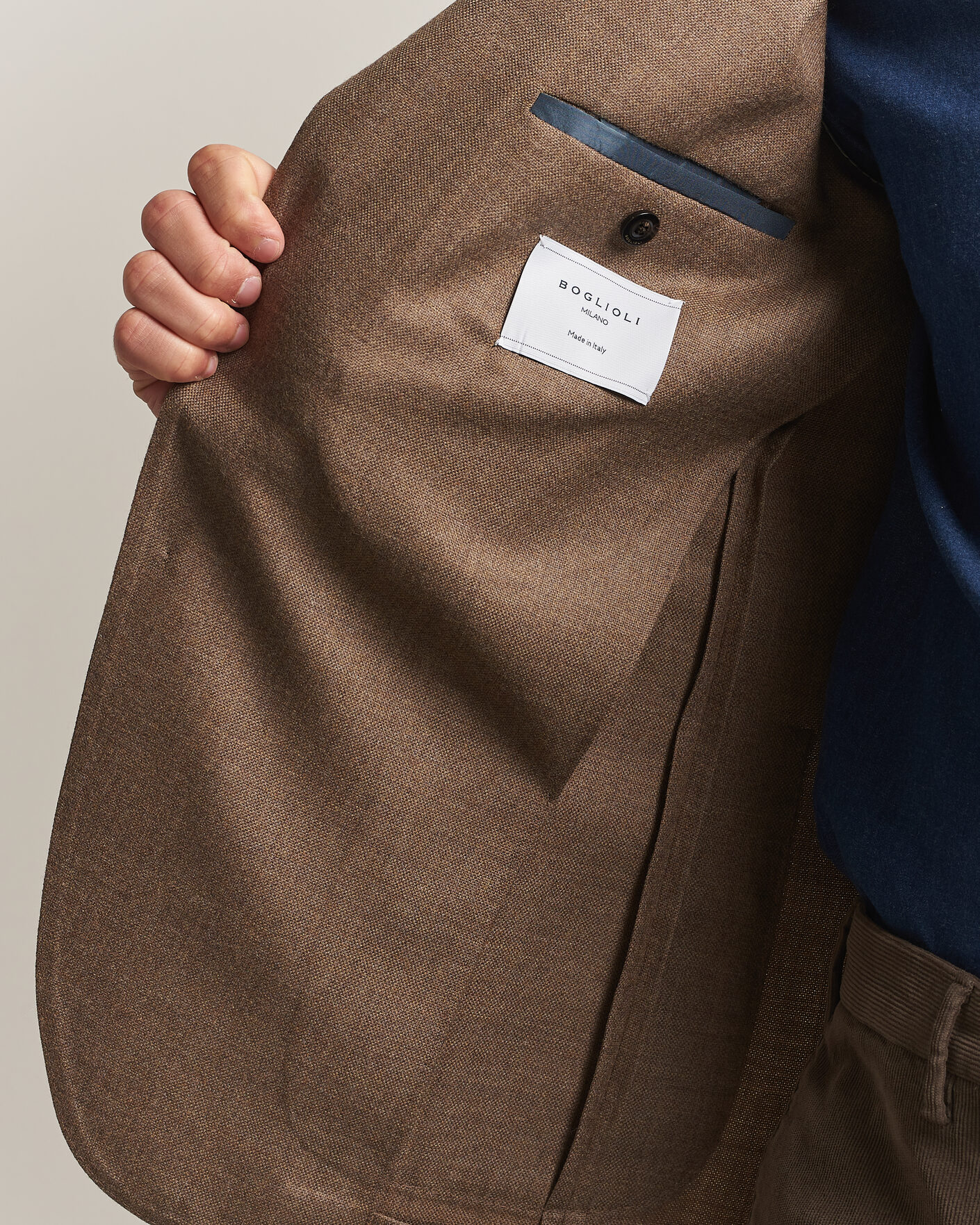 Herren | Sakkos | Boglioli | K Jacket Wool Hopsack Blazer Beige