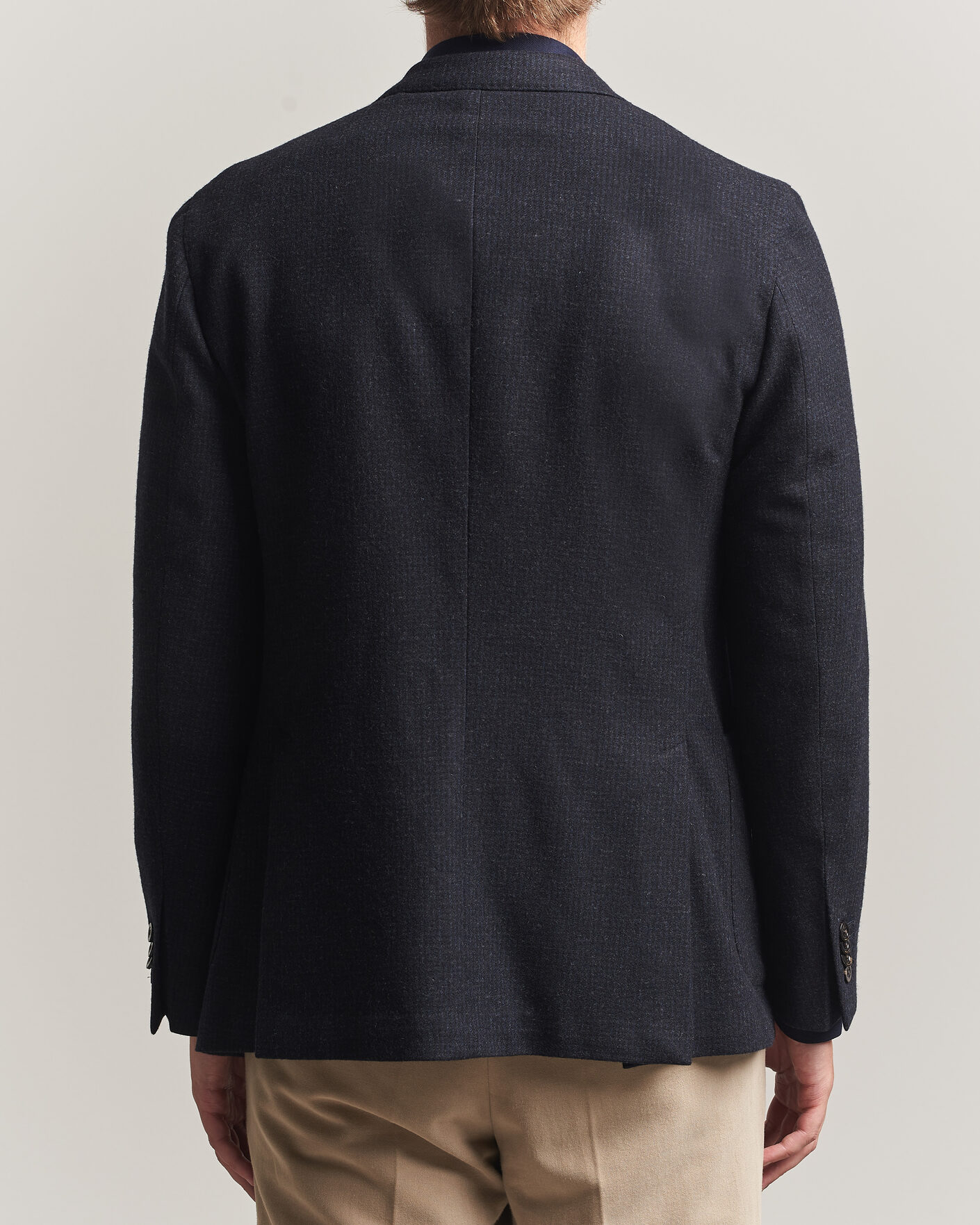 Herren | Sakkos | Boglioli | K Jacket Wool Houndstooth Blazer Navy