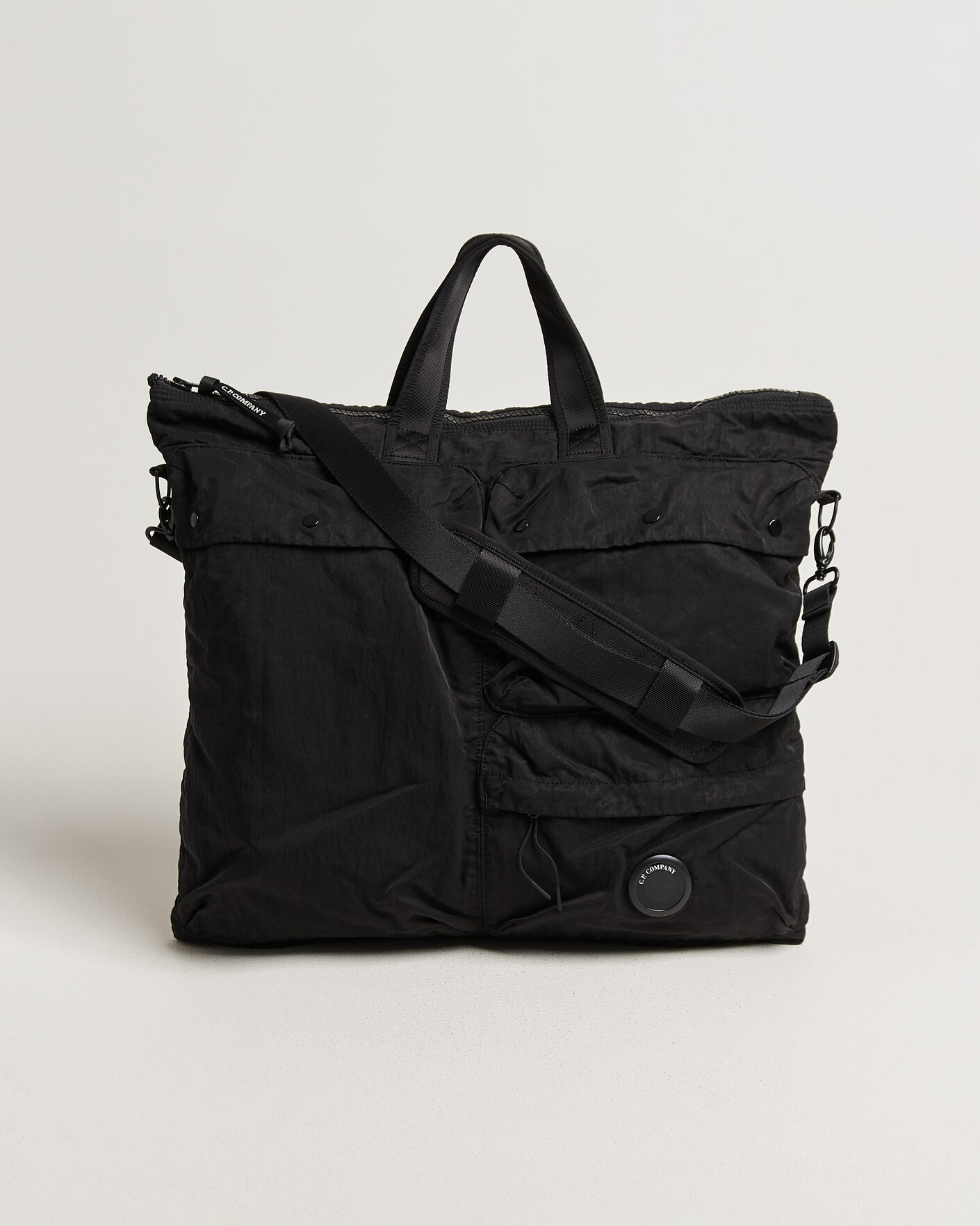 Herren | Taschen | C.P. Company | Nylon B Zip Tote Bag Black