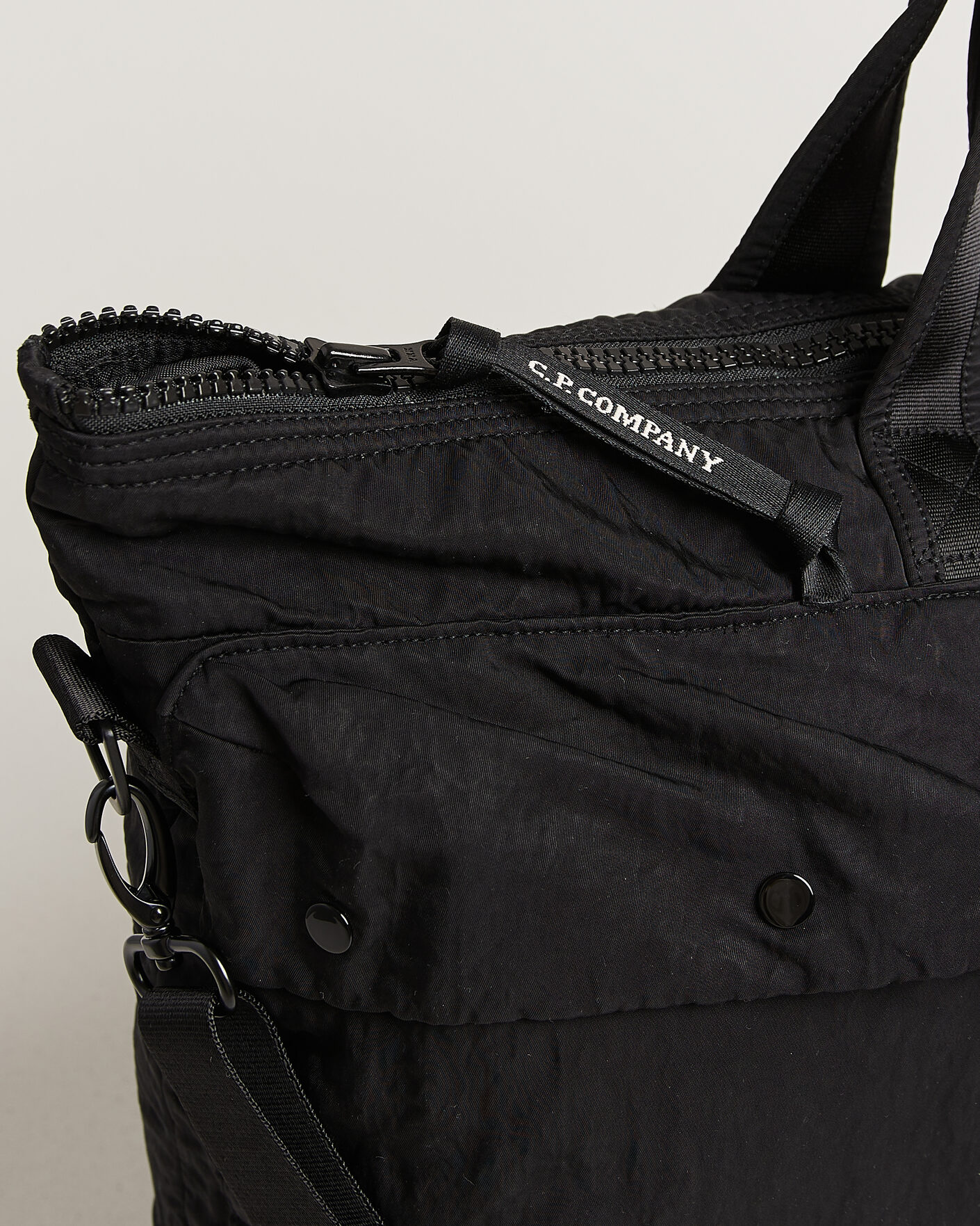 Herren | Taschen | C.P. Company | Nylon B Zip Tote Bag Black