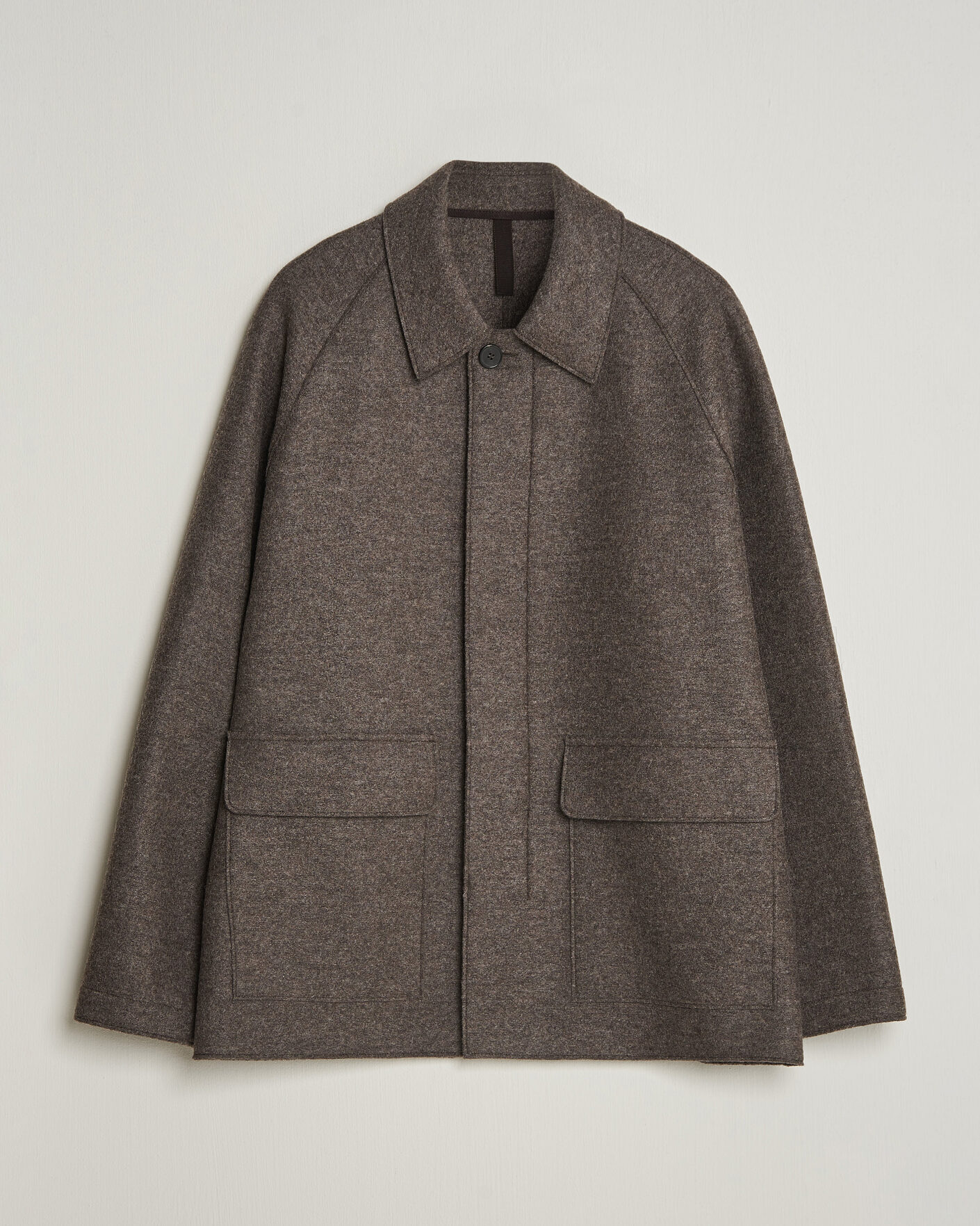 Herren | Jacken | Harris Wharf London | Country Wool Jacket Brown/Grey