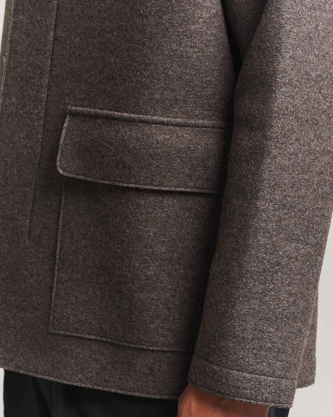 Herren | Jacken | Harris Wharf London | Country Wool Jacket Brown/Grey