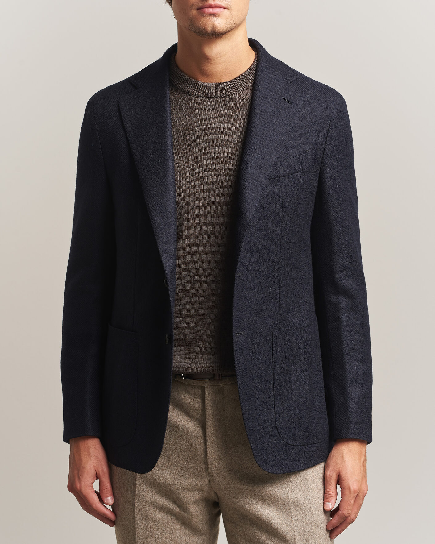 Herren | Sakkos | Caruso | Aida Wool/Cashmere Blazer Navy