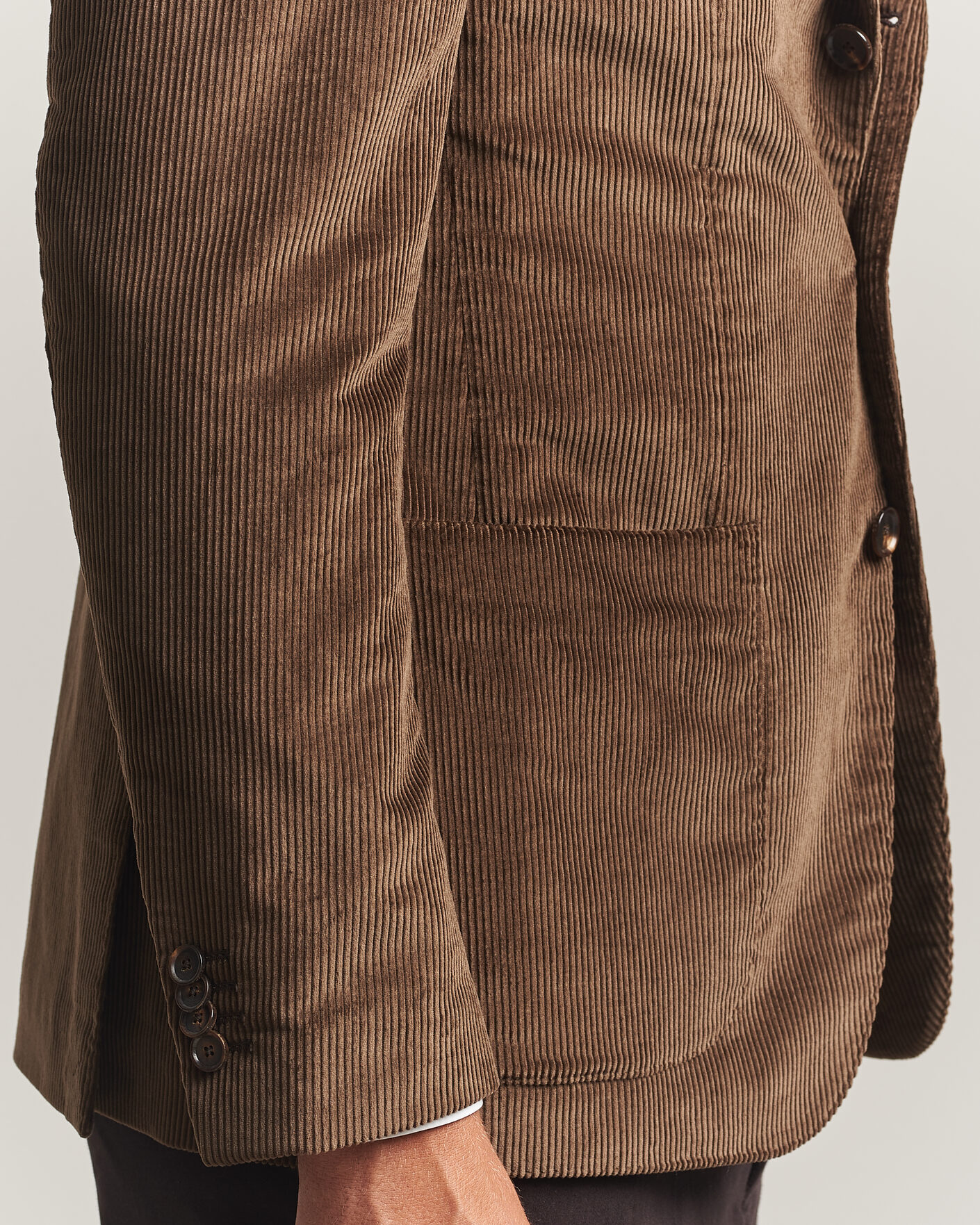 Herren | Sakkos | Caruso | Aida Corduroy Blazer Dark Brown