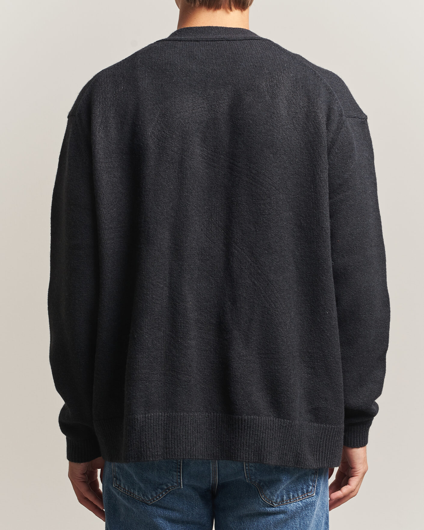 Herren | Pullover | KnowledgeCotton Apparel | Knitted Cardigan Black