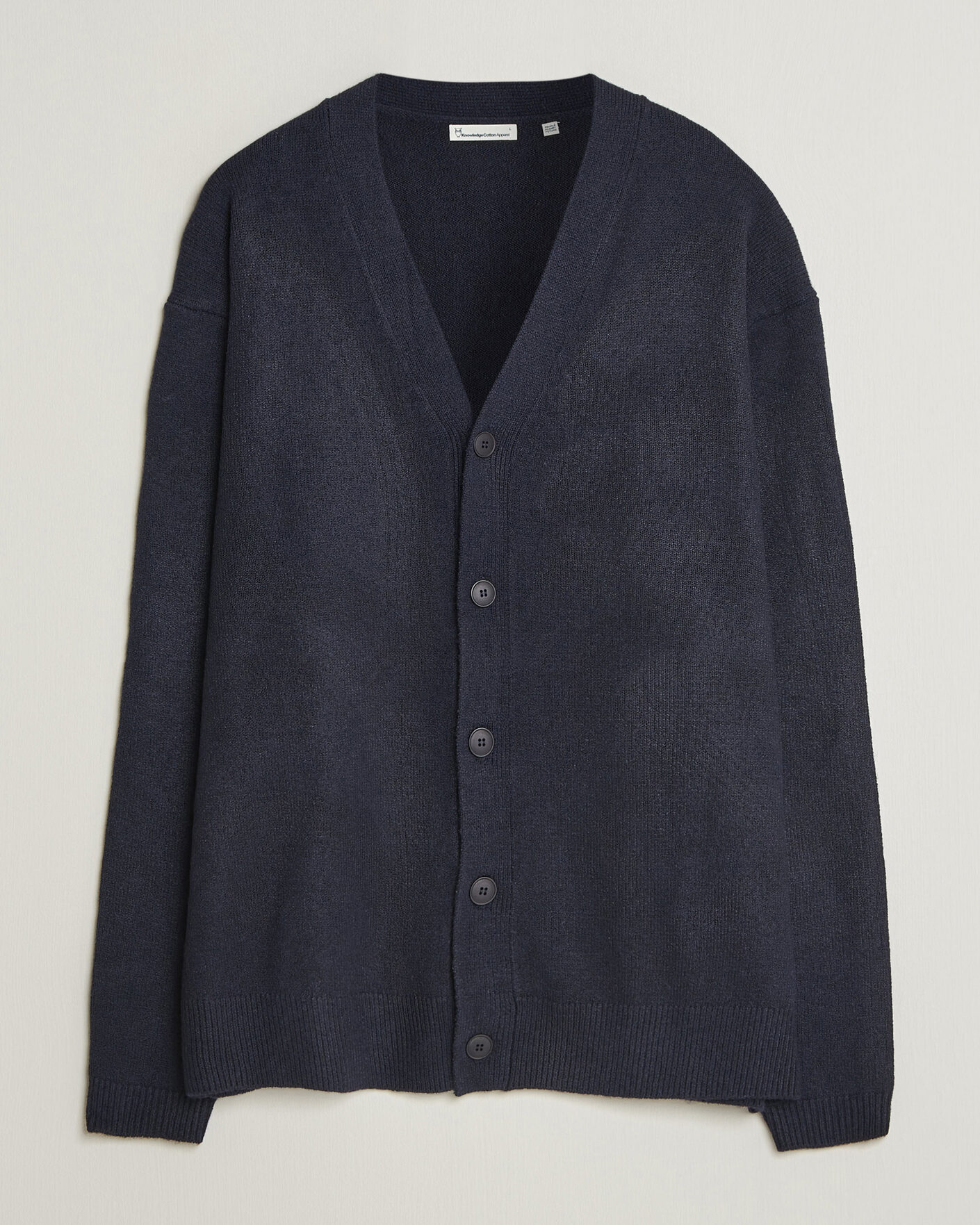 Herren | Pullover | KnowledgeCotton Apparel | Knitted Cardigan Night Sky