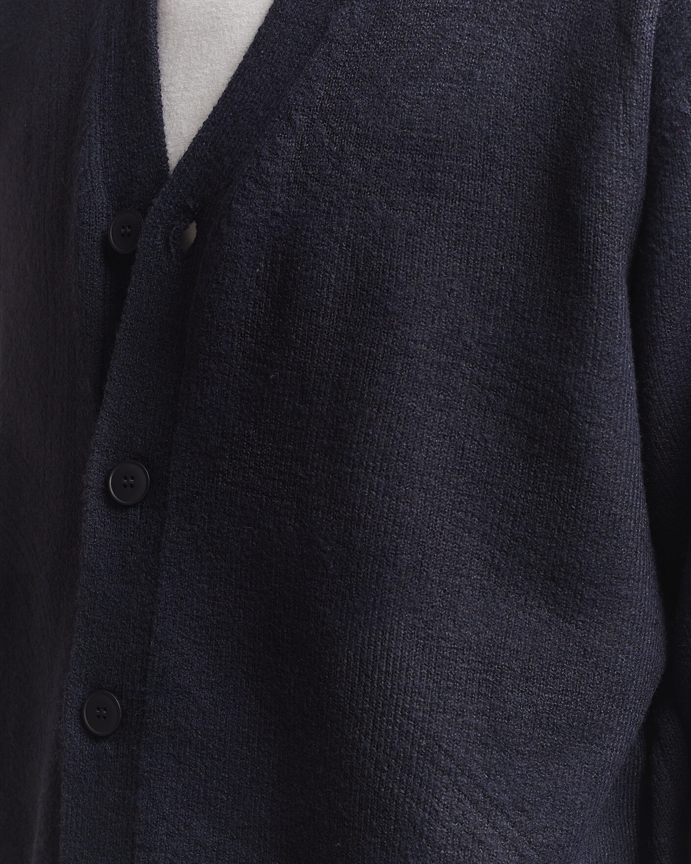 Herren | Pullover | KnowledgeCotton Apparel | Knitted Cardigan Night Sky