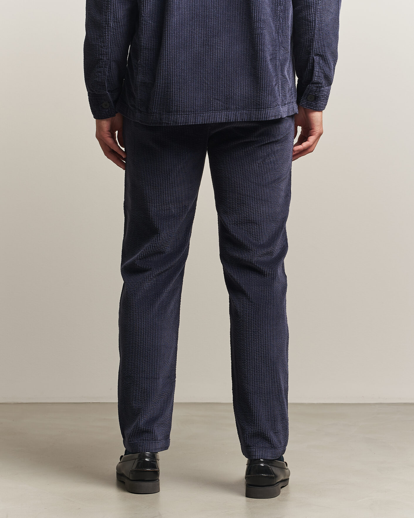 Herren | Hosen | KnowledgeCotton Apparel | Chuck Regular Cord Trousers Night Sky
