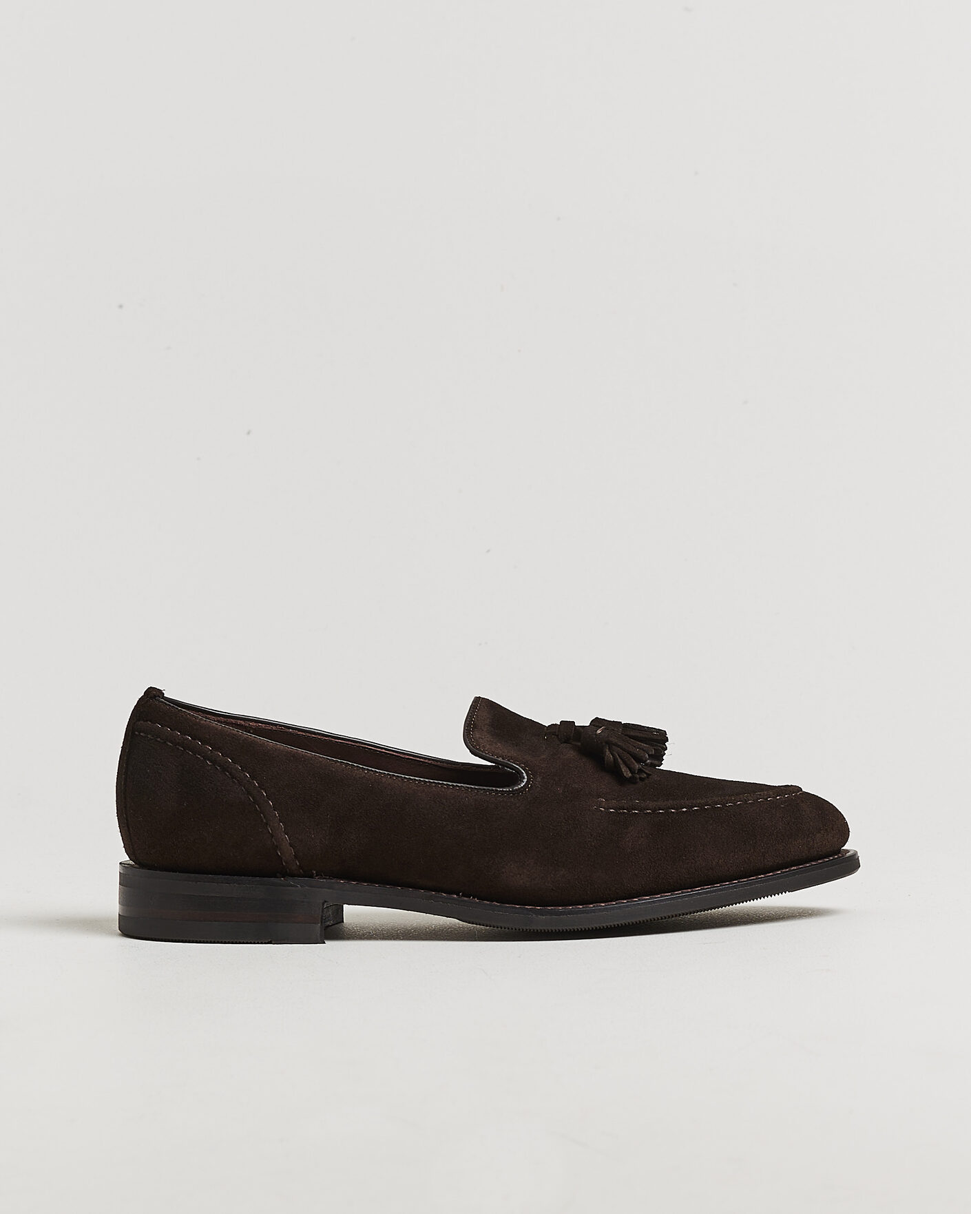 Herren | Loafer | Loake 1880 | Brunel Suede Tassel Loafer Dark Brown