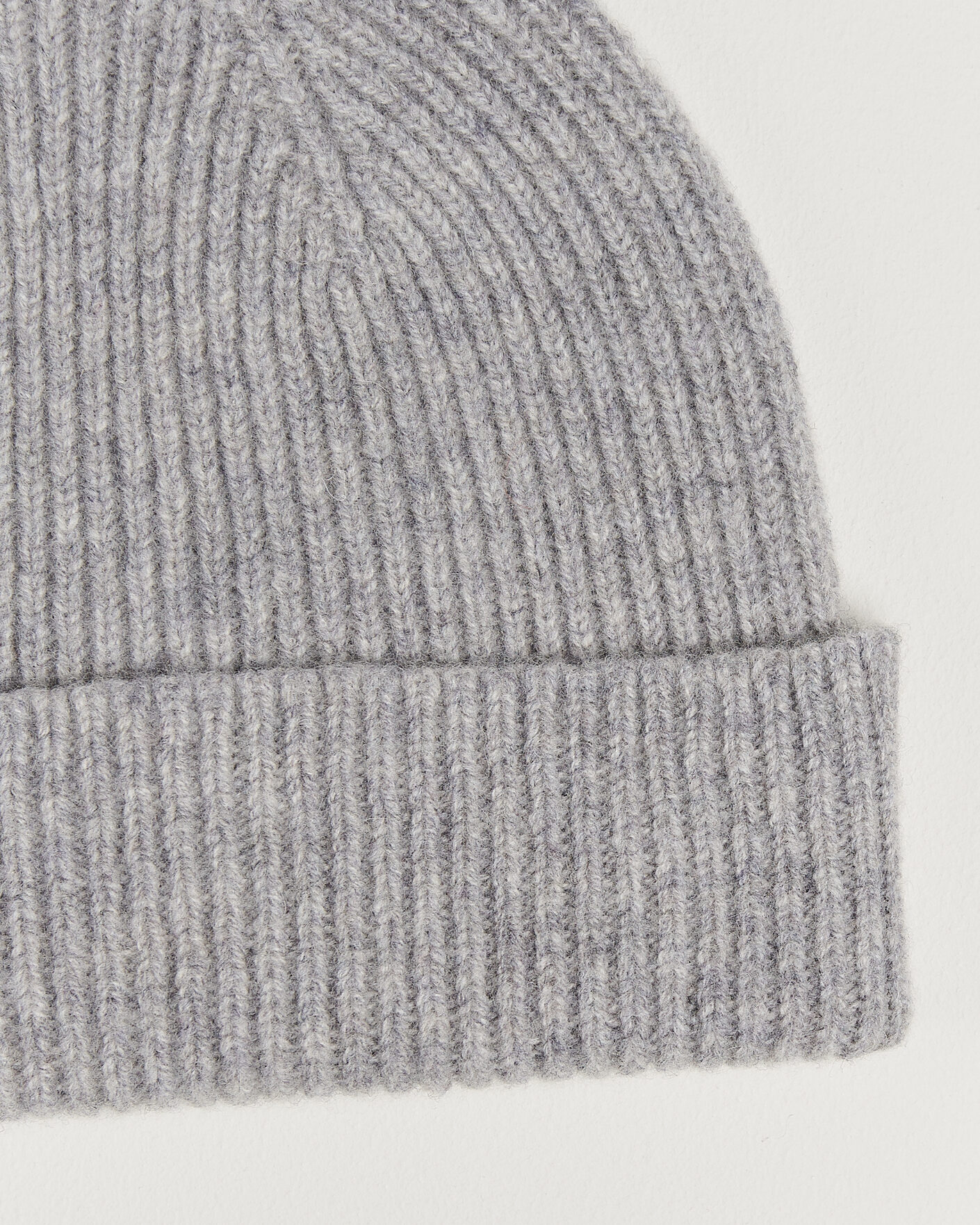 Herren | Mützen | Robert Mackie | Clyde Lambswool Beanie Light Grey