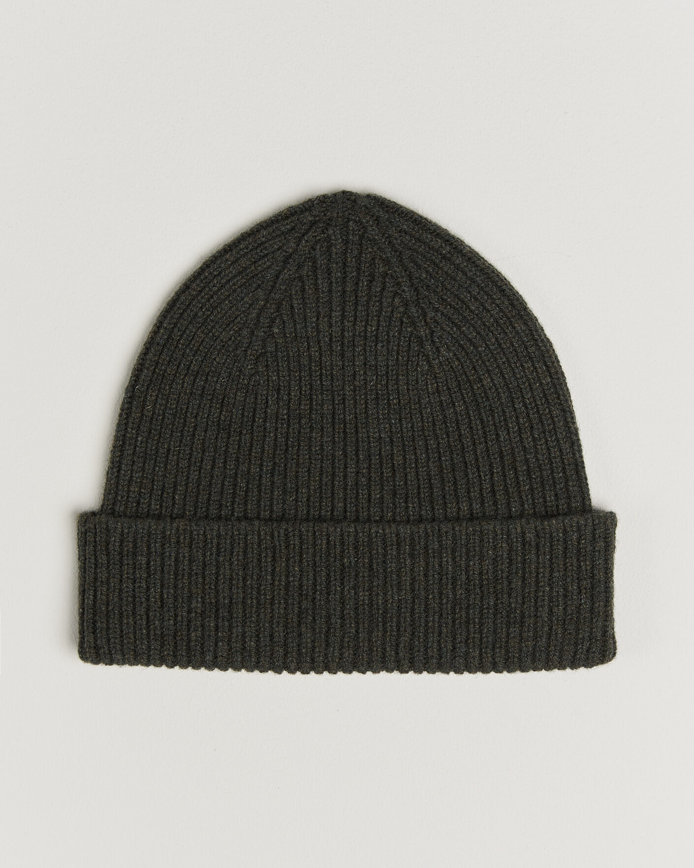 Herren | Mützen | Robert Mackie | Clyde Lambswool Beanie Seaweed Green