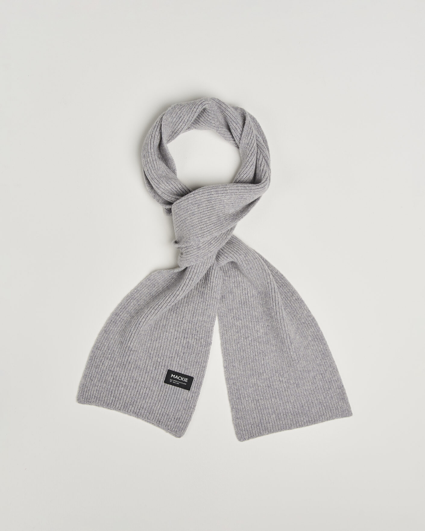 Herren | Schals | Robert Mackie | Clyde Lambswool Scarf Light Grey
