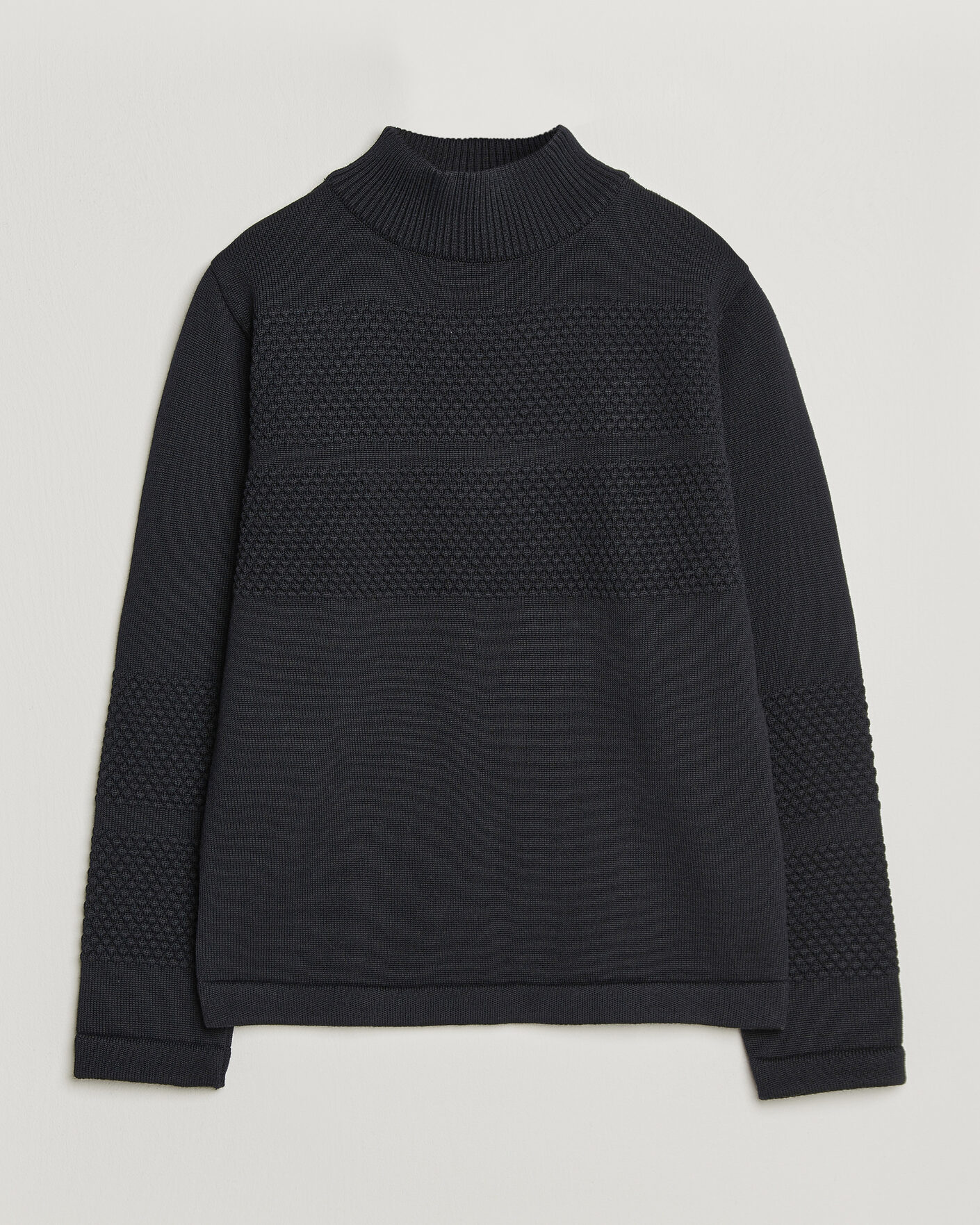 Herren | Pullover | S.N.S. Herning | Fisherman High Neck Navy Blue
