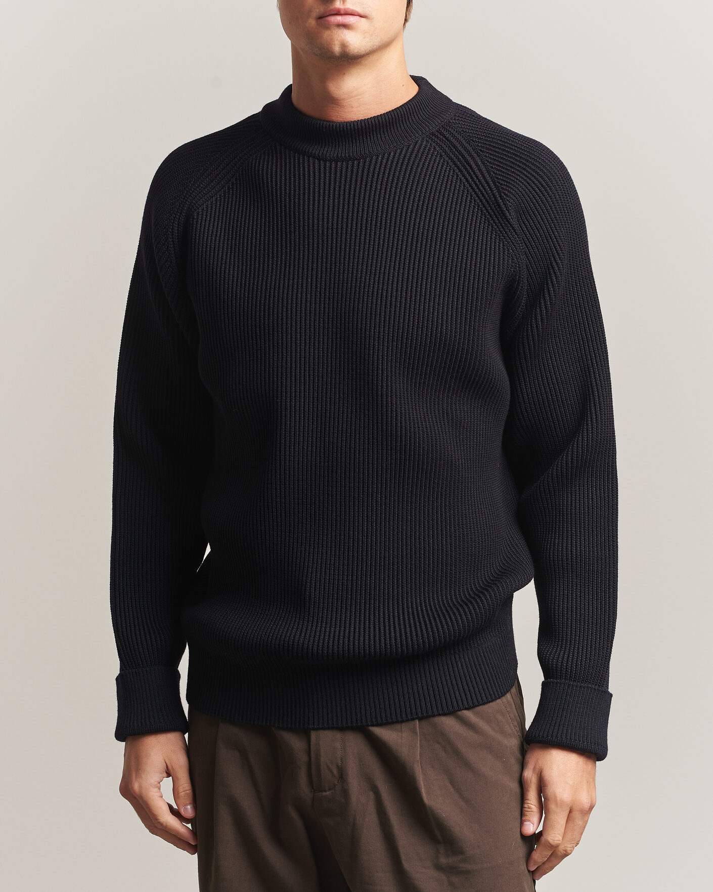 Herren | Pullover | S.N.S. Herning | Render Mock Neck Navy Blue