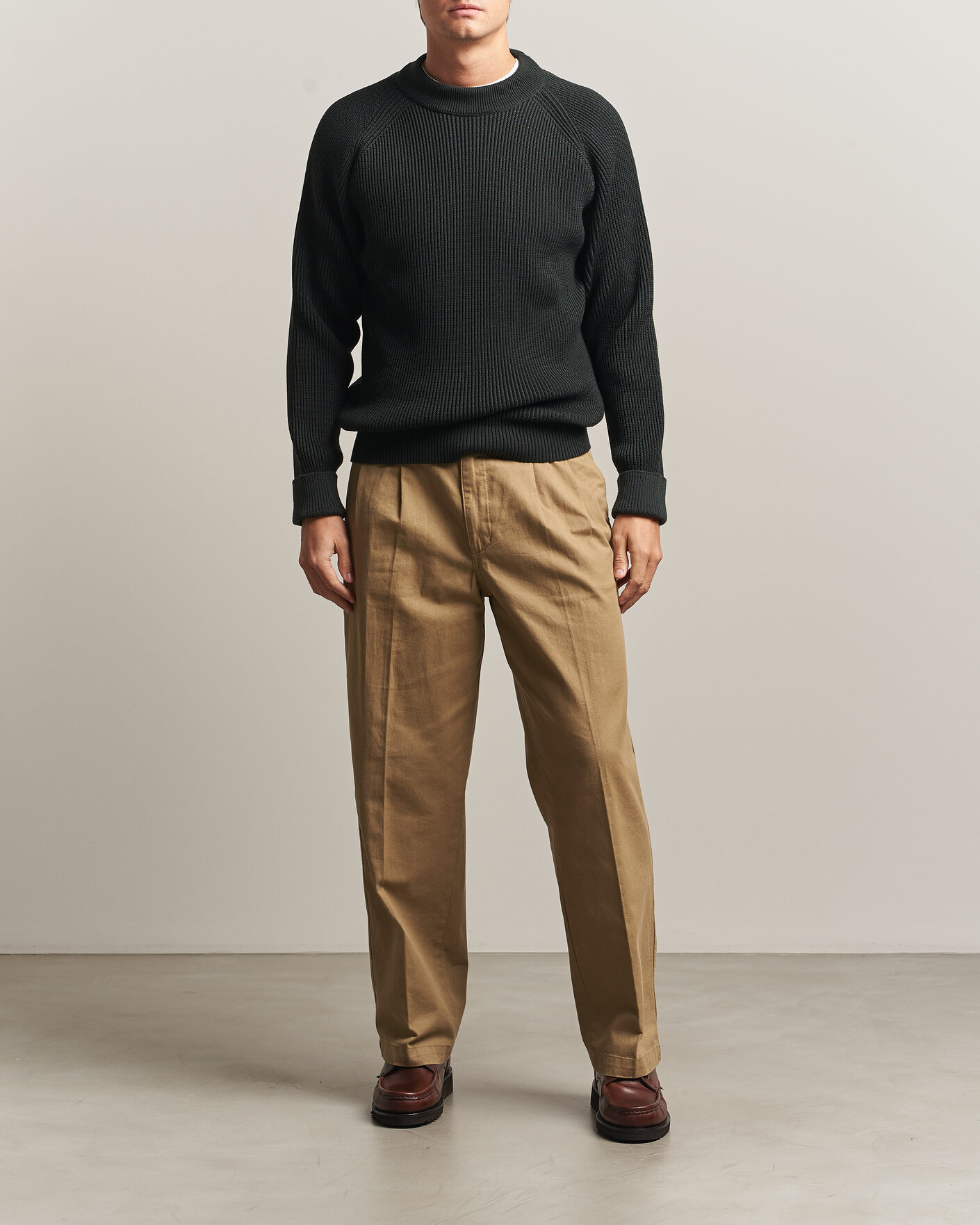 Herren | Pullover | S.N.S. Herning | Render Mock Neck Terrain Green