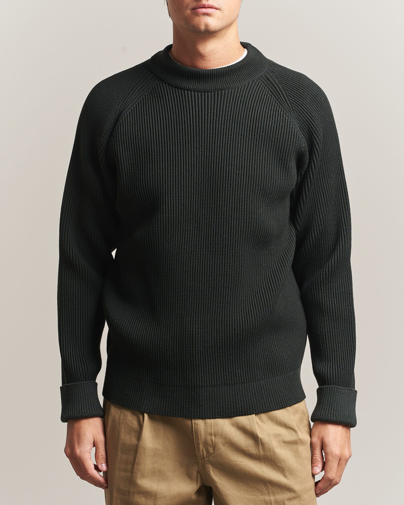 Herren | Pullover | S.N.S. Herning | Render Mock Neck Terrain Green