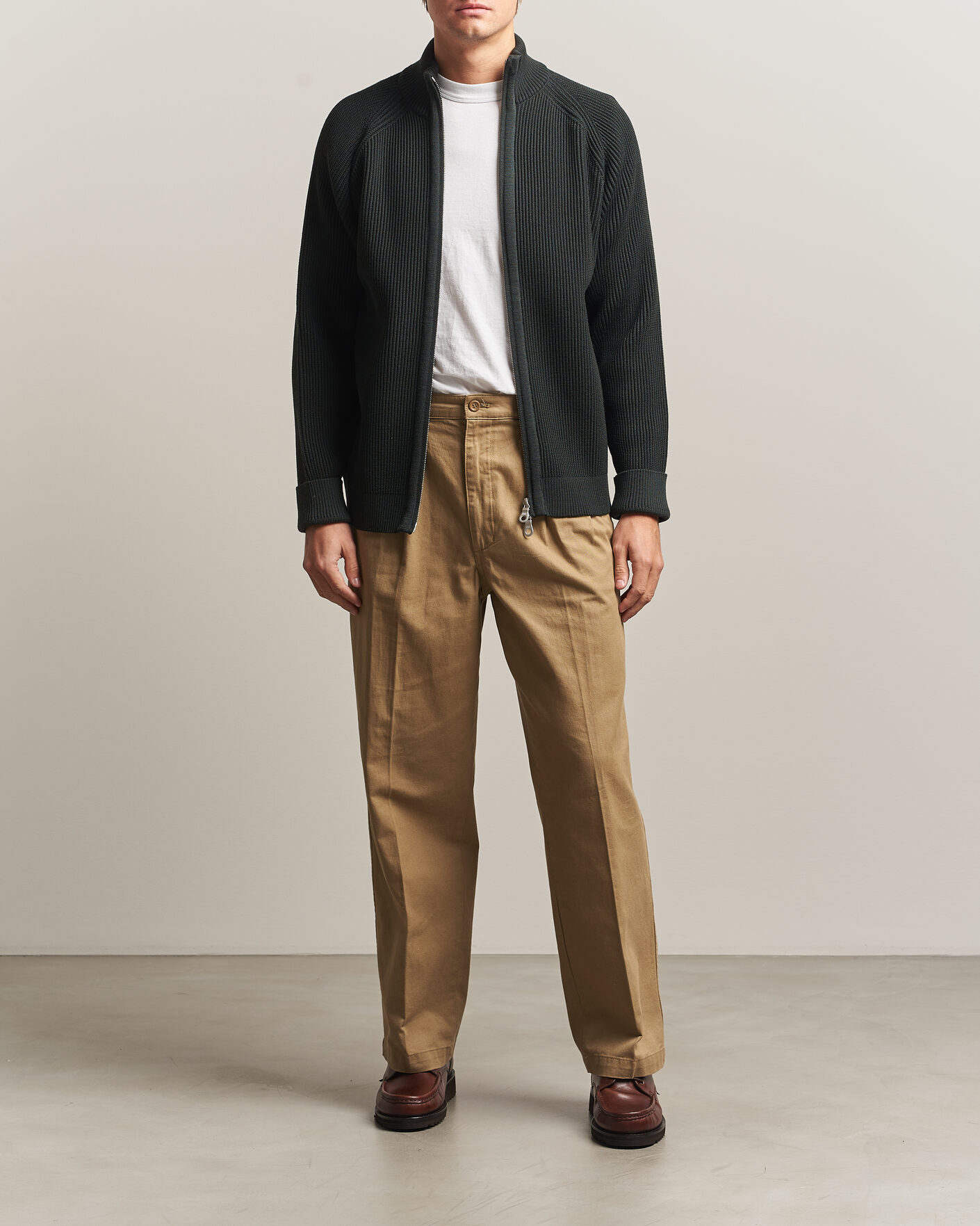 Herren | Pullover | S.N.S. Herning | Render Full Zip Terrain Green