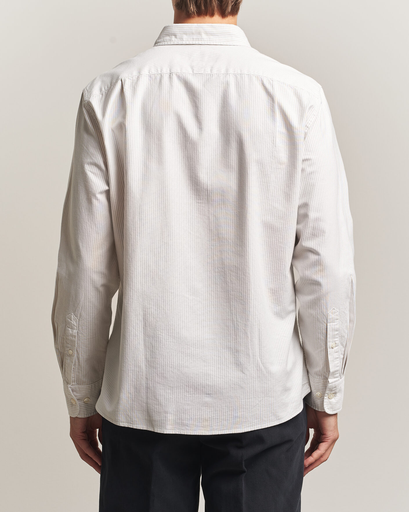Herren | Hemden | Charles Tyrwhitt | Button Down Stretch Oxford Shirt Stone