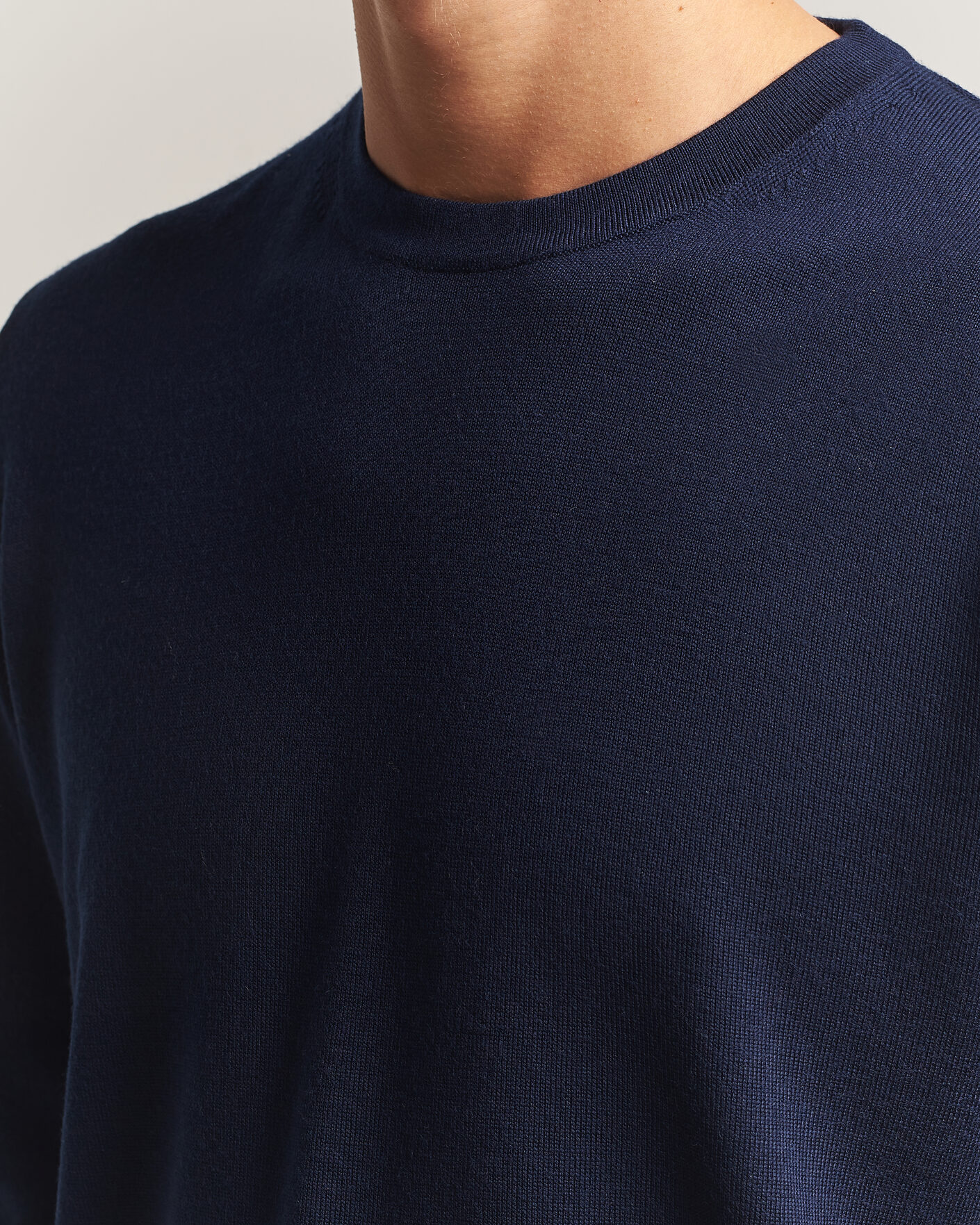 Herren | Pullover | Charles Tyrwhitt | Pure Merino Crew Neck Jumper Navy