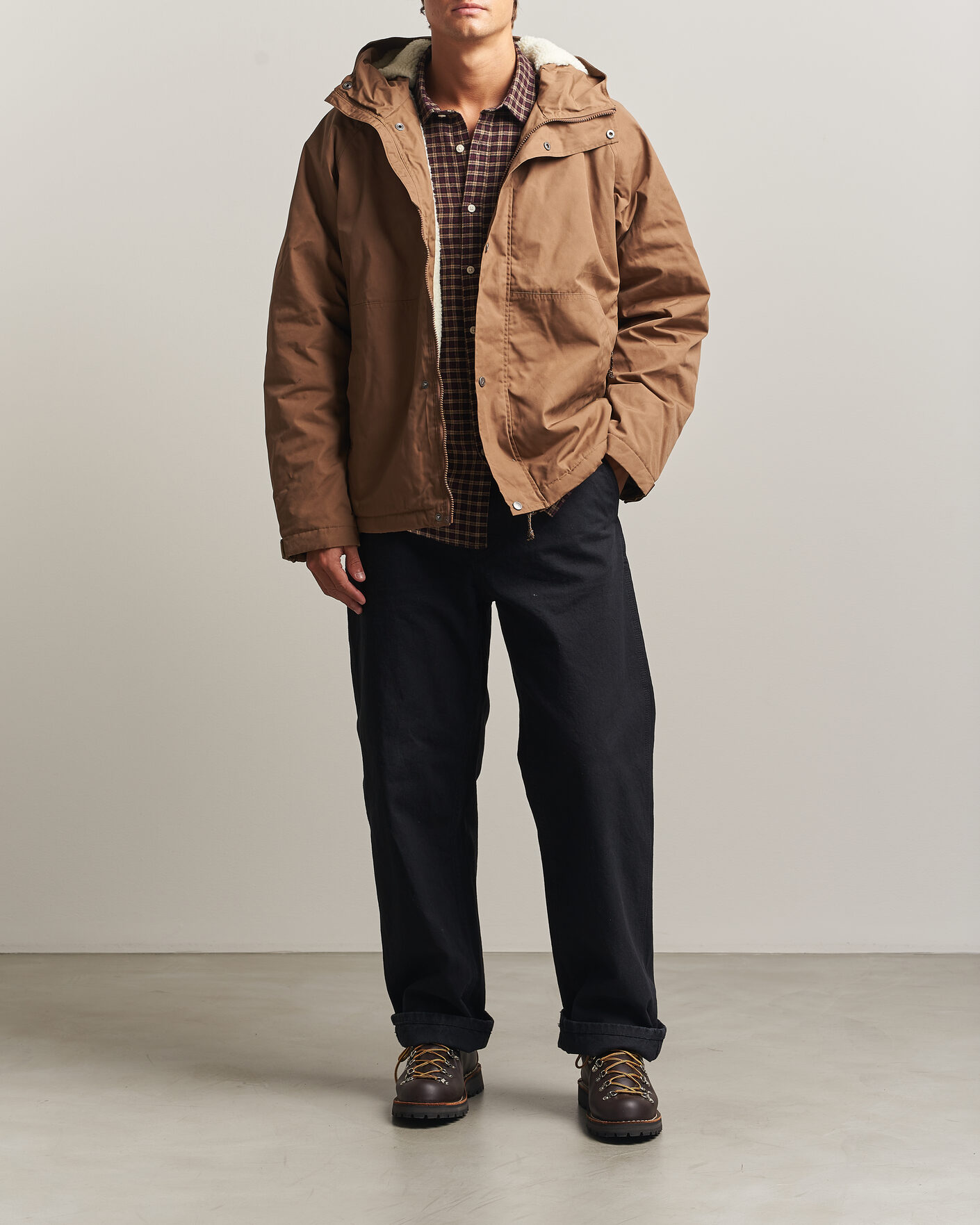 Herren | Jacken | Fjällräven | Vardag G-1000 Pile Jacket Wood Brown